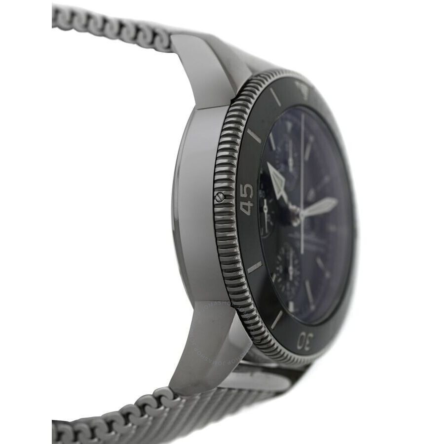Pre-owned Breitling Superocean Chronograph Automatic Chronometer Black Dial Men's Watch A13313 - 4