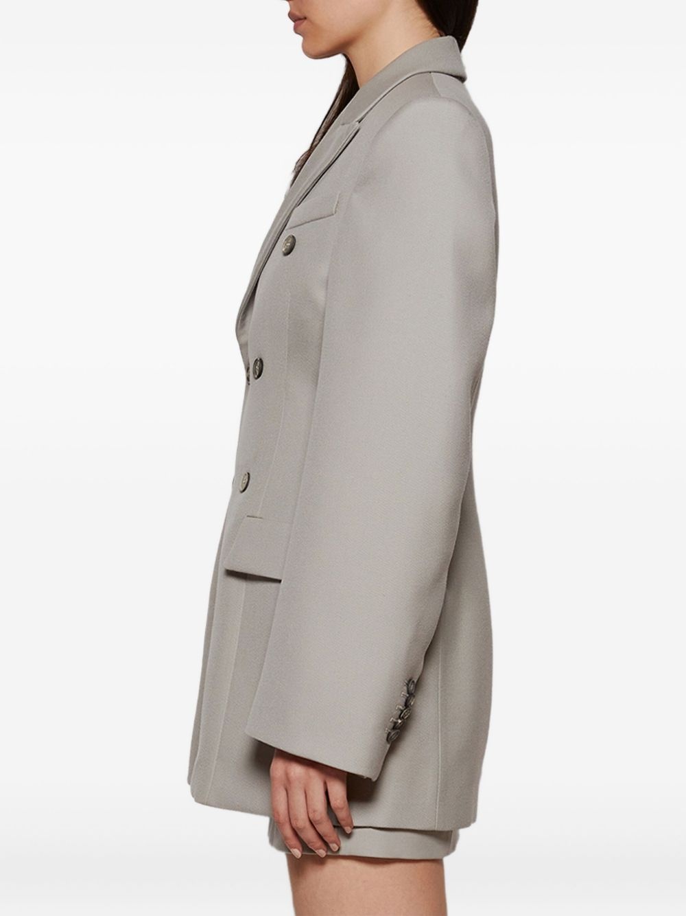 Contour double-breasted blazer - 4