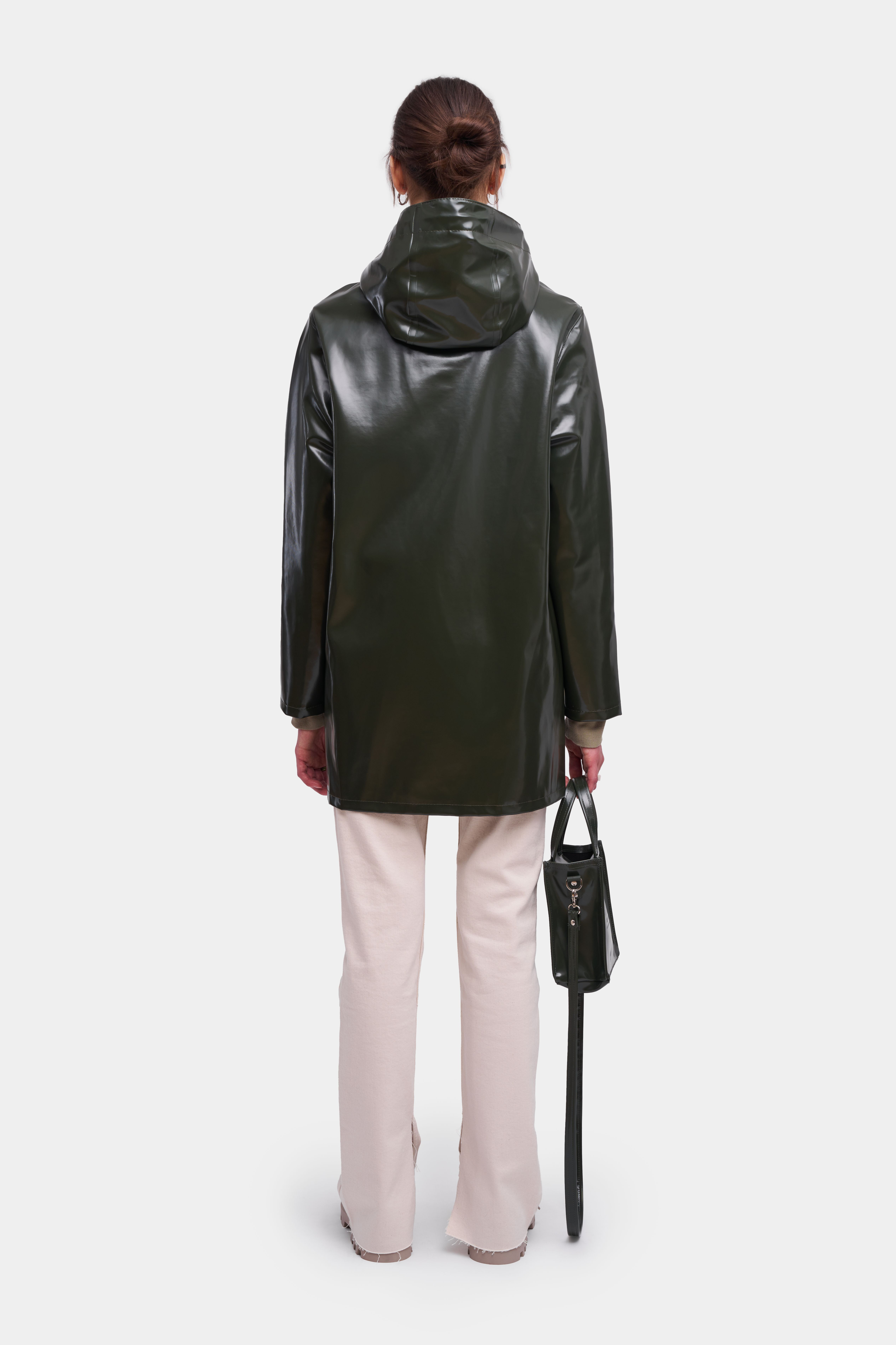 Stockholm Opal Raincoat Green - 4