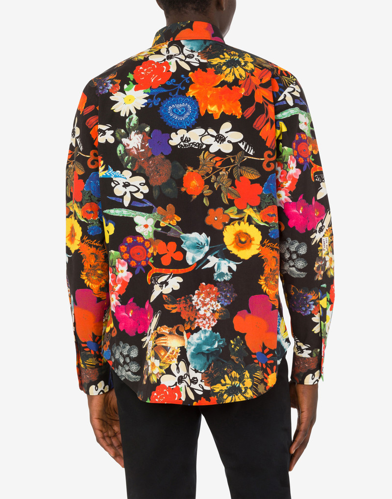 ALLOVER FLOWERS POPLIN SHIRT 3