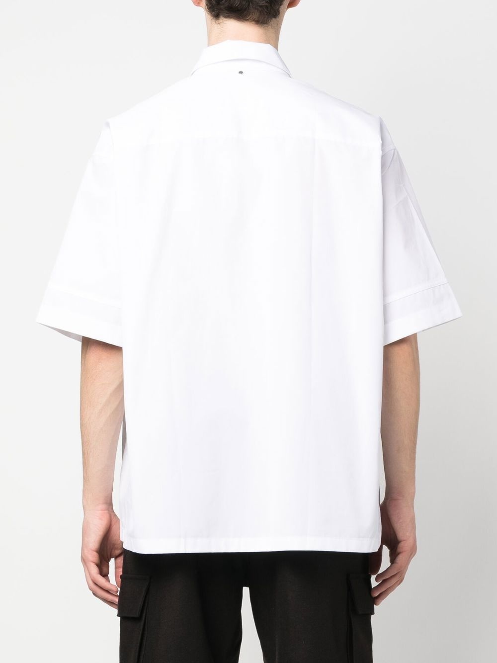 logo-embroidery short-sleeved shirt - 4