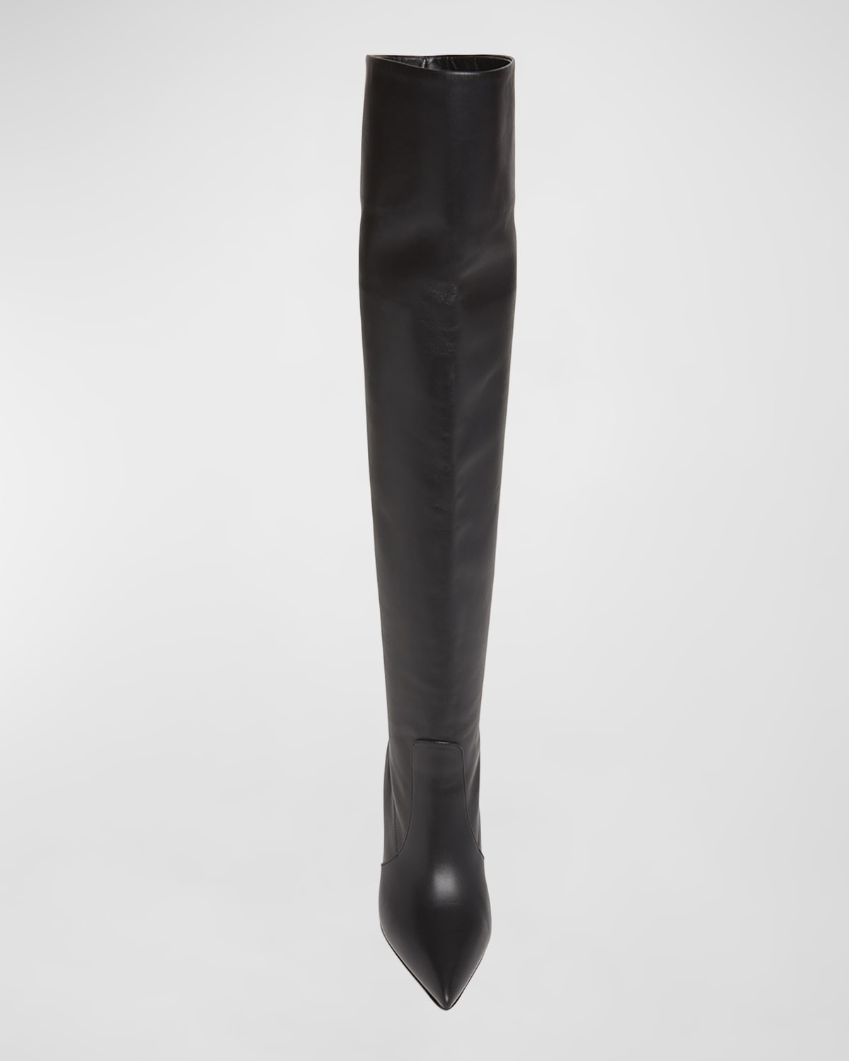 Calfskin Leather Over-The-Knee Boots - 4