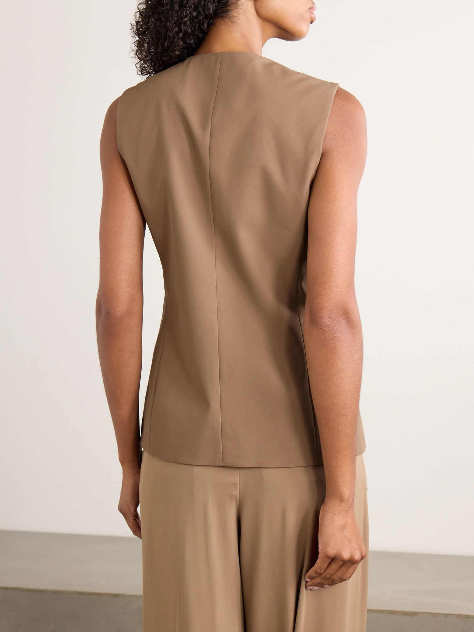 Reno cotton vest Brown - 4
