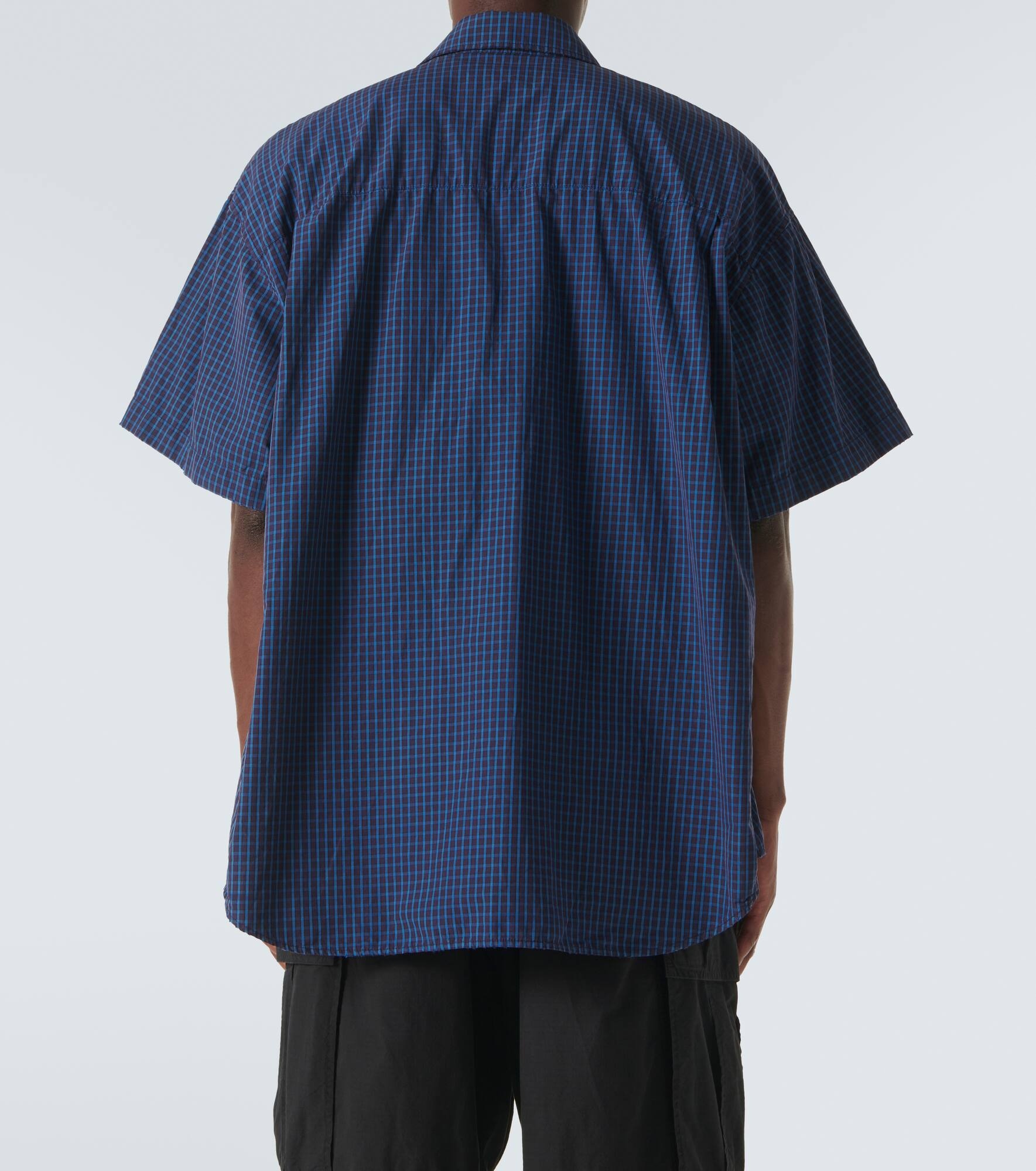 Logo layered cotton shirt - 4