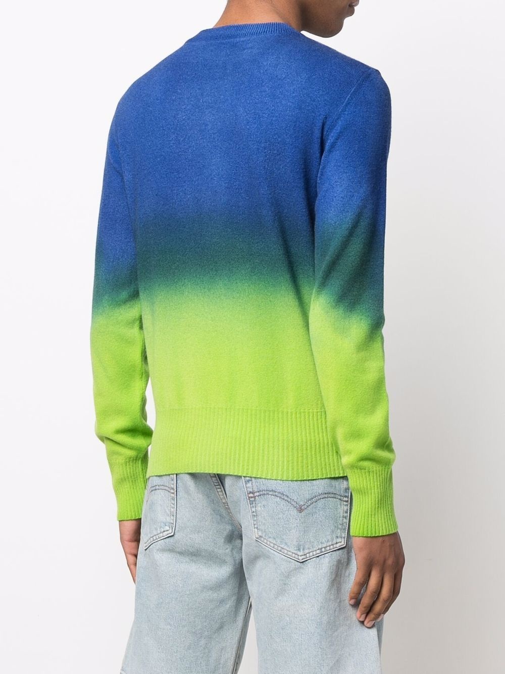 gradient embroidered logo jumper - 4