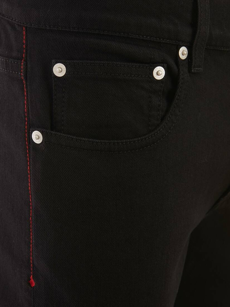 Alexander McQueen Mcqueen Classic Denim Jeans in Black outlook