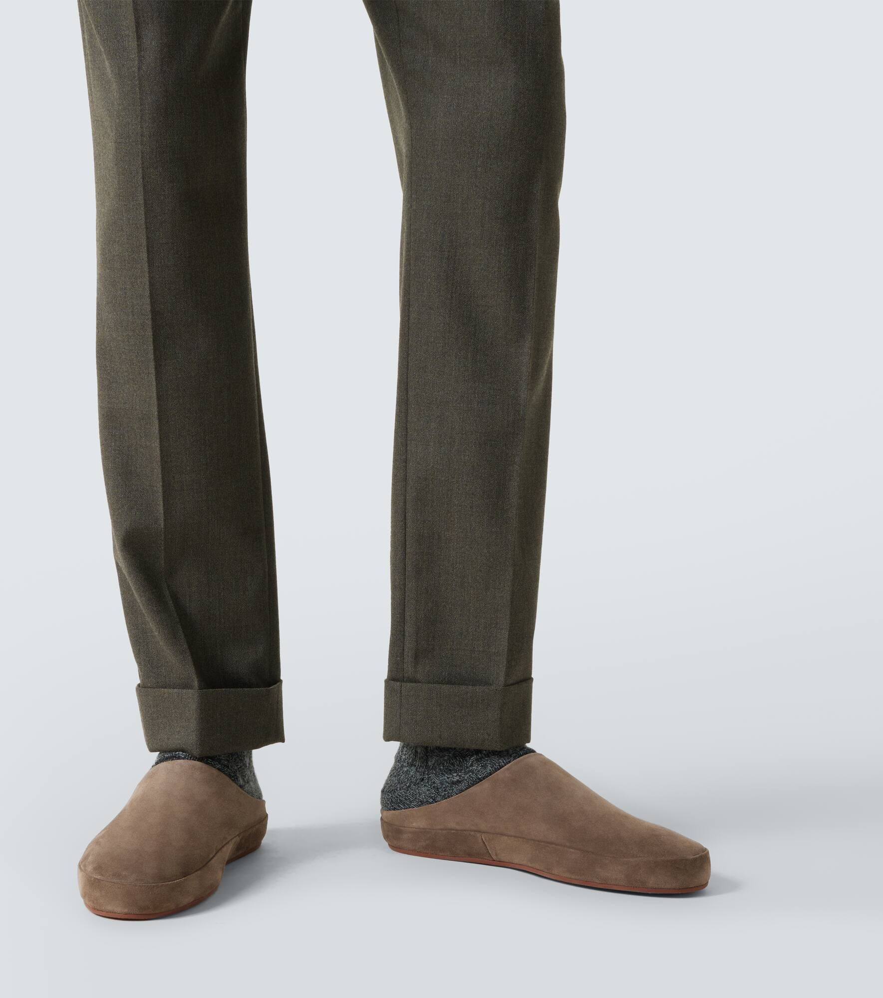 Stafford virgin wool straight pants - 6