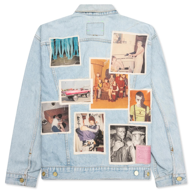 *Better With Age PORTRAIT DENIM JACKET - MULTI outlook