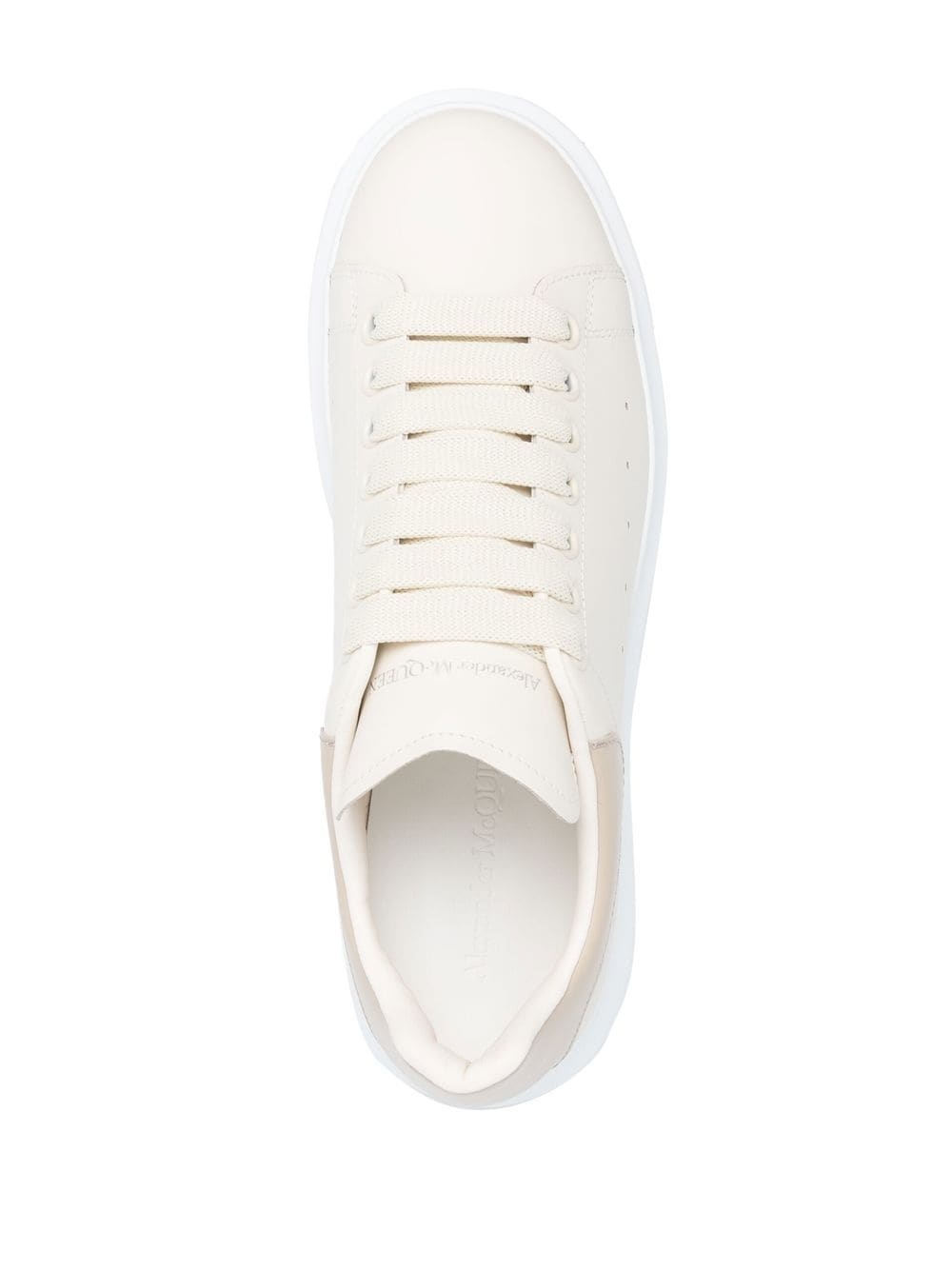 panelled low-top sneakers - 4