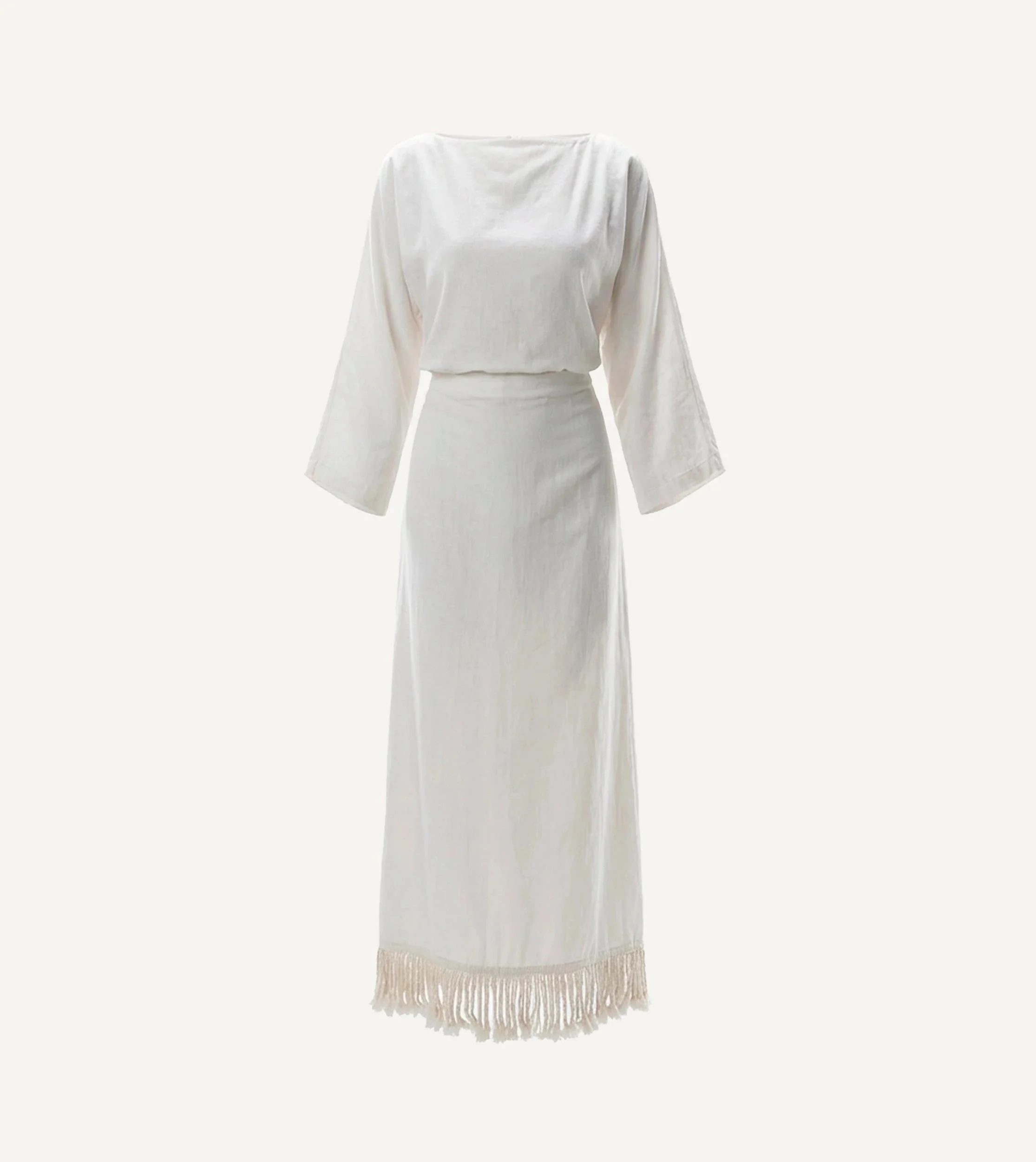 ROBIN ANKLE DRESS | IVORY - 1