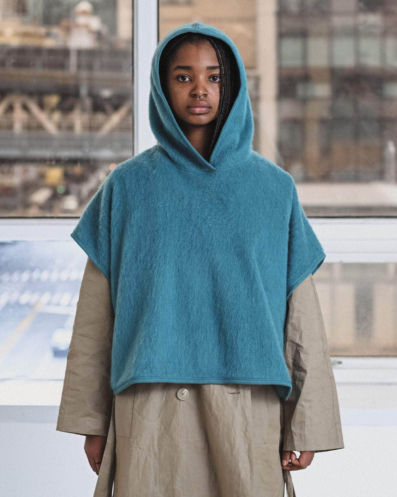 Fortu Hooded Vest - Brushed Wool 7