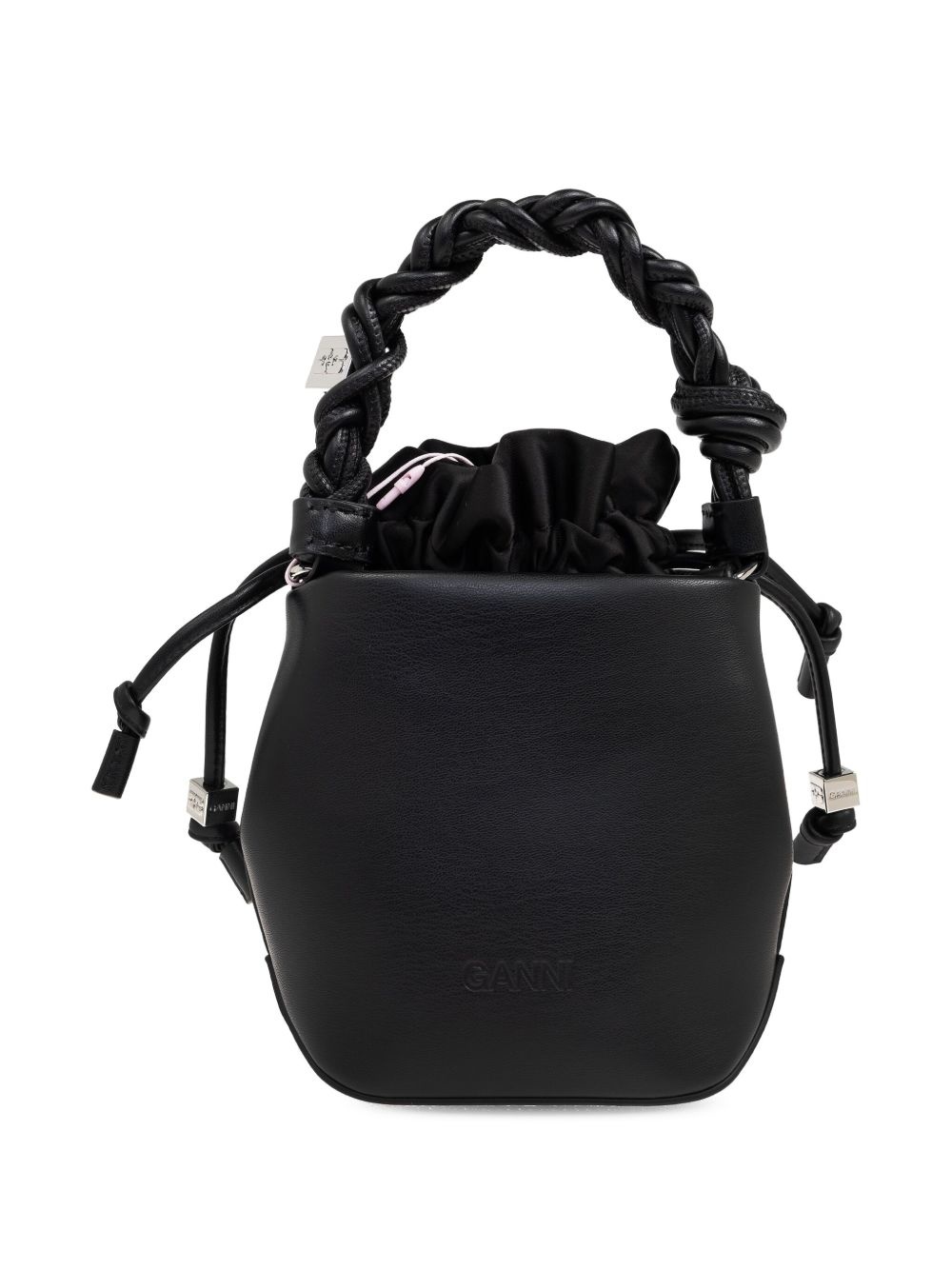recycled-leather tote bag - 3