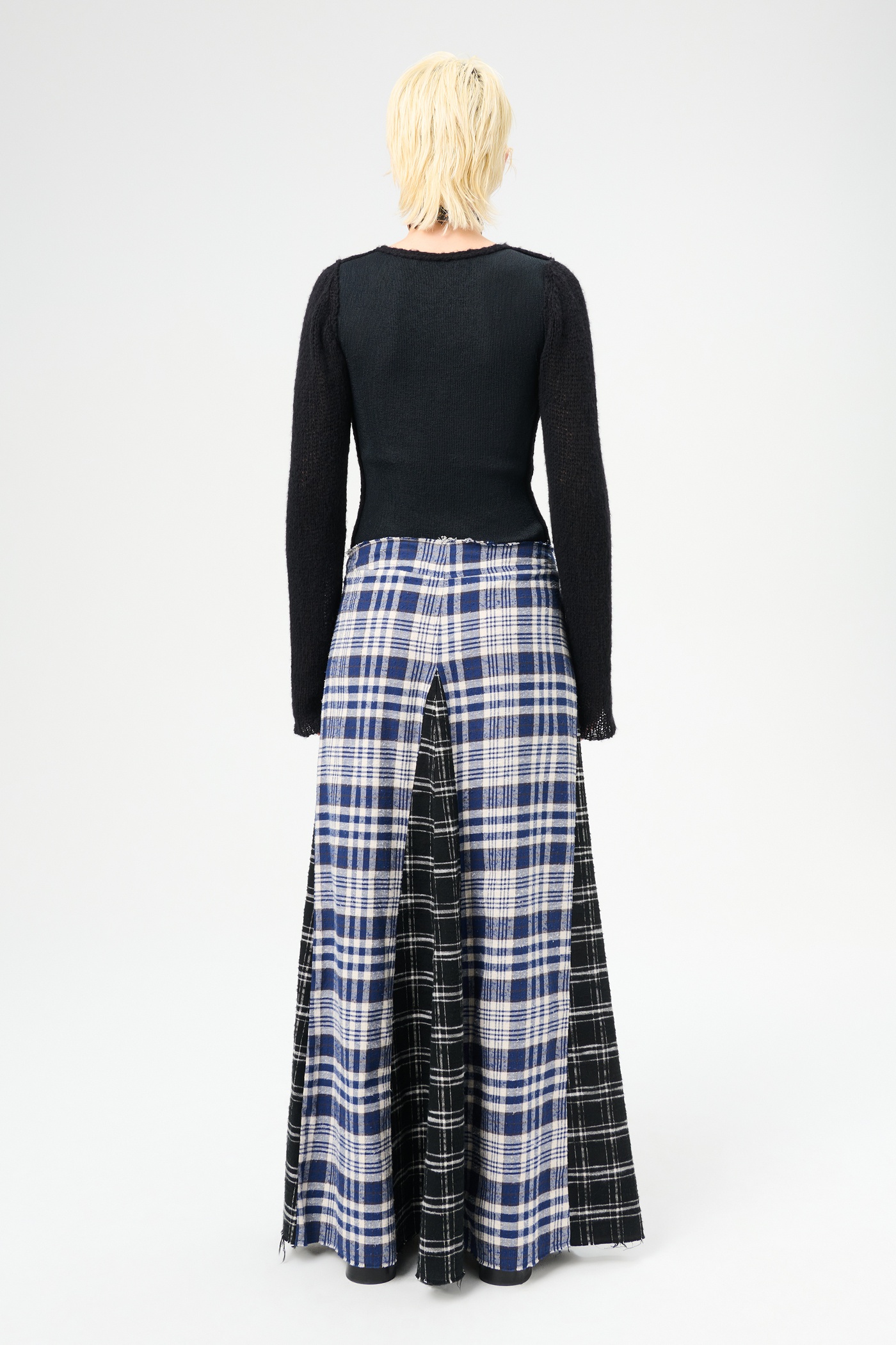 Rebel Skirt Blue and Black Coastal Flannel - 5