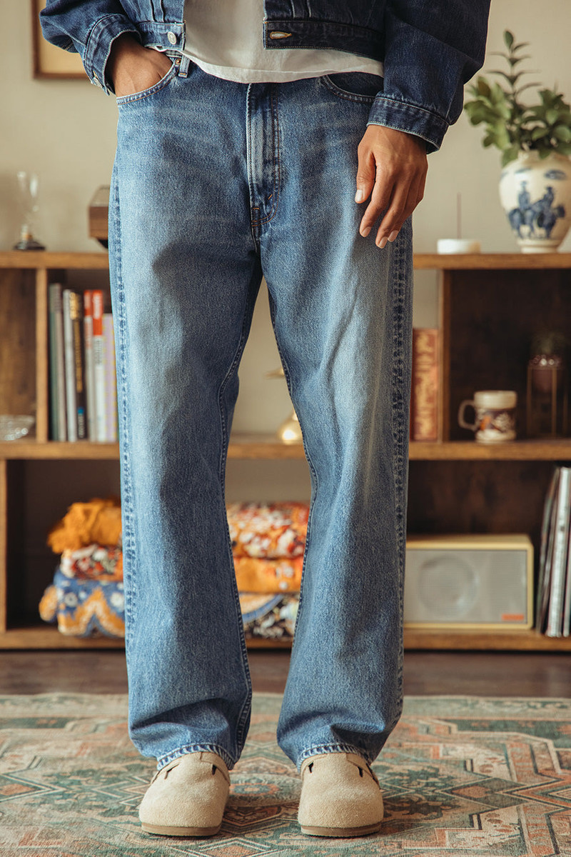 orSlow Super Dad's Denim Pants - Denim Used outlook