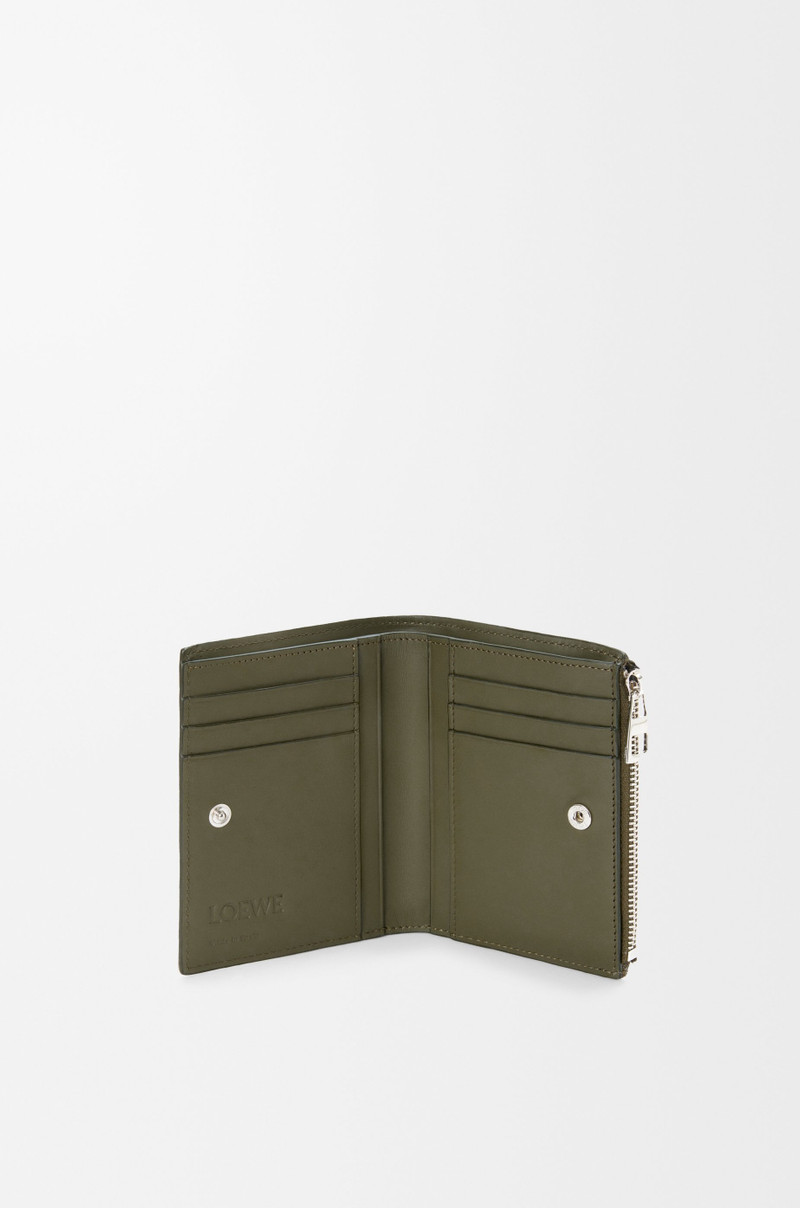 Loewe Slim compact wallet in soft grained calfskin outlook