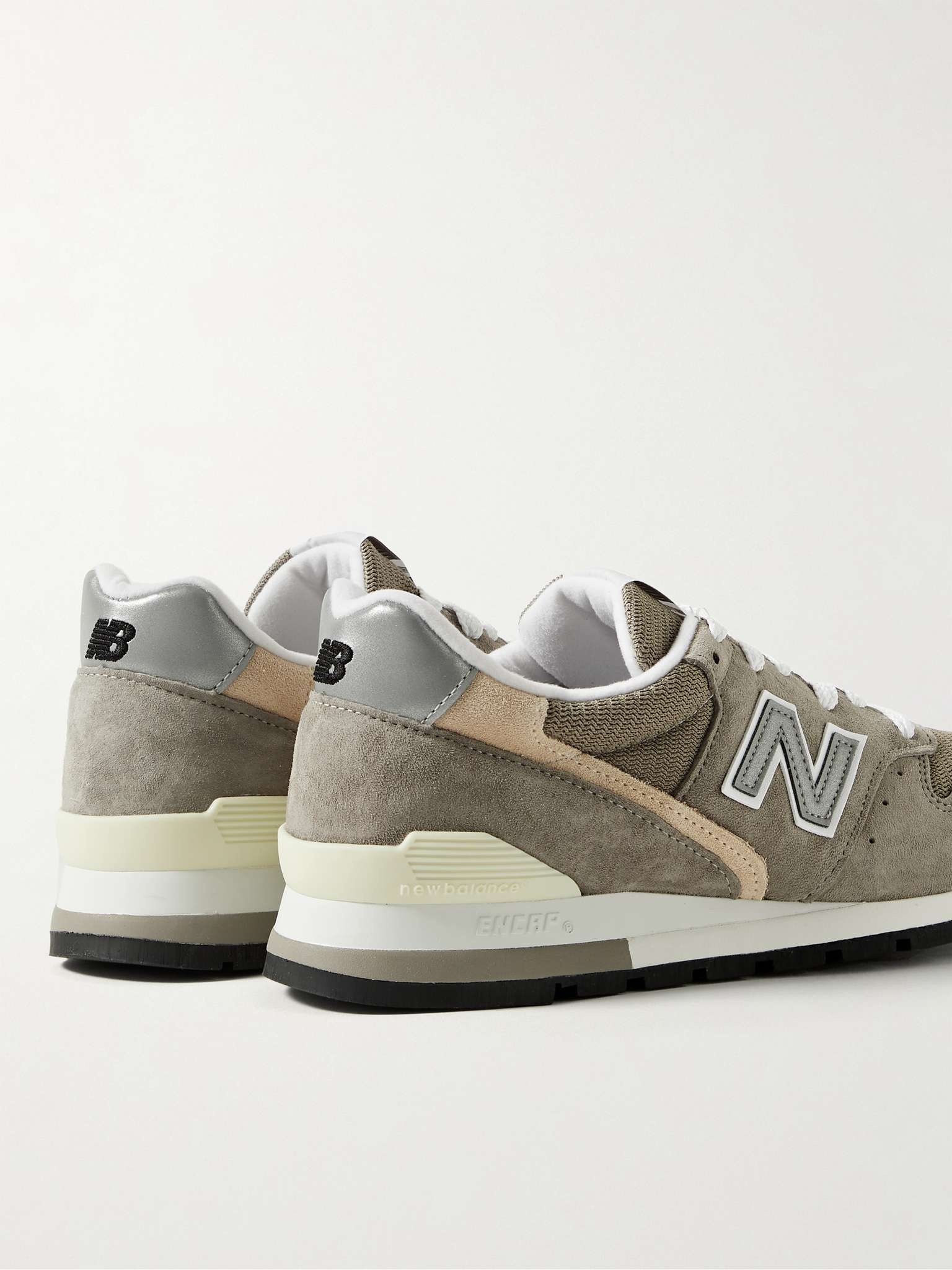 New Balance 996 Suede and Mesh Sneakers mrporter REVERSIBLE