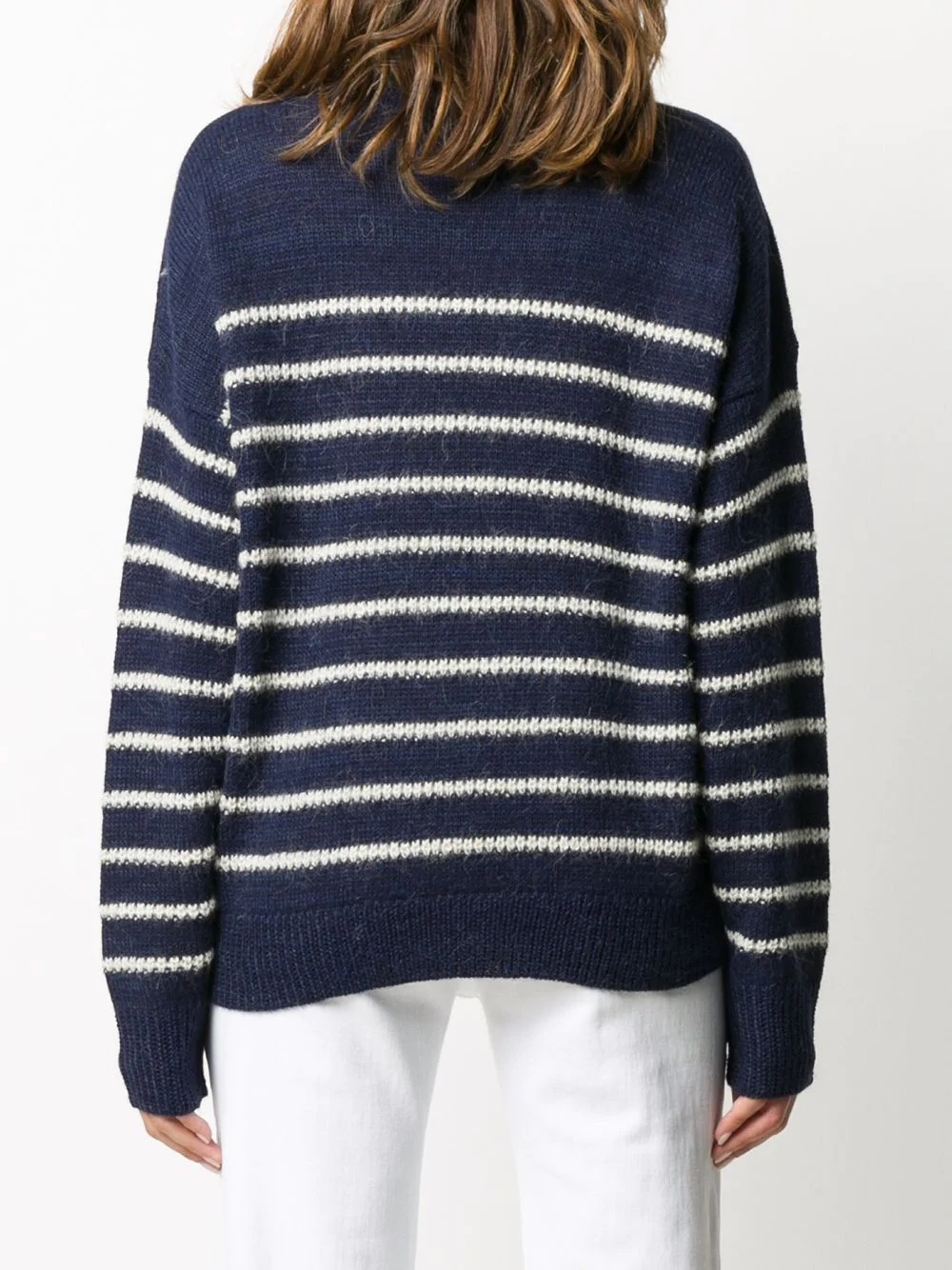 striped long-sleeve jumper - 4