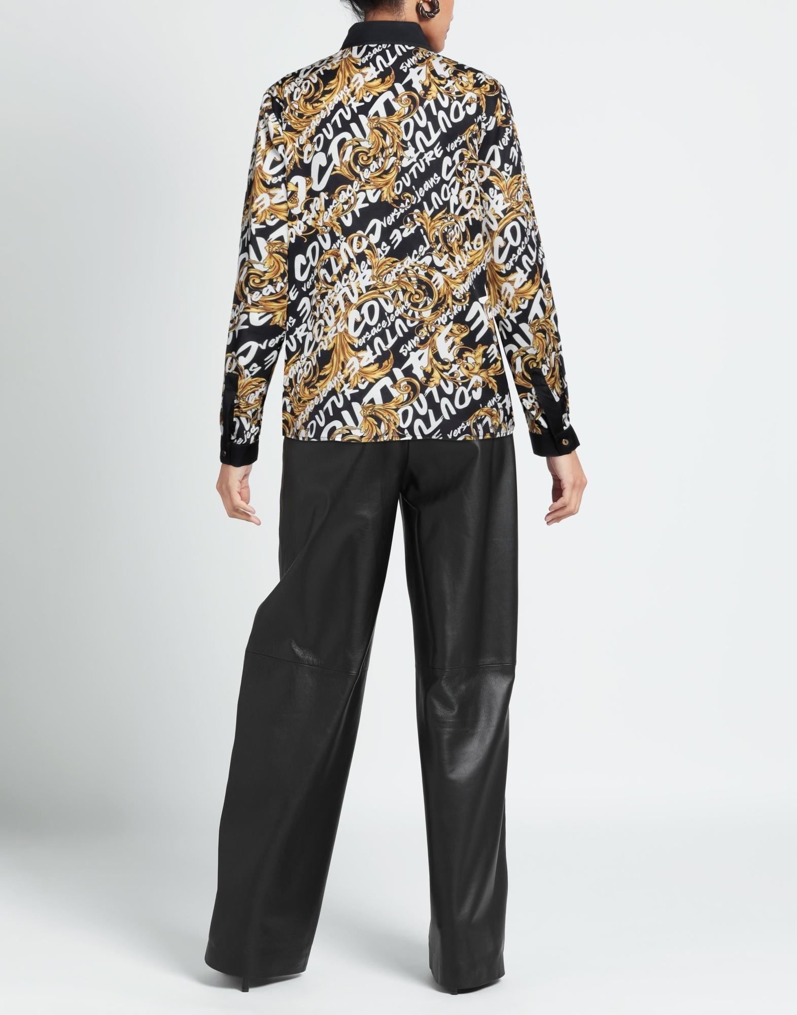 Black Women's Patterned Shirts & Blouses - 3