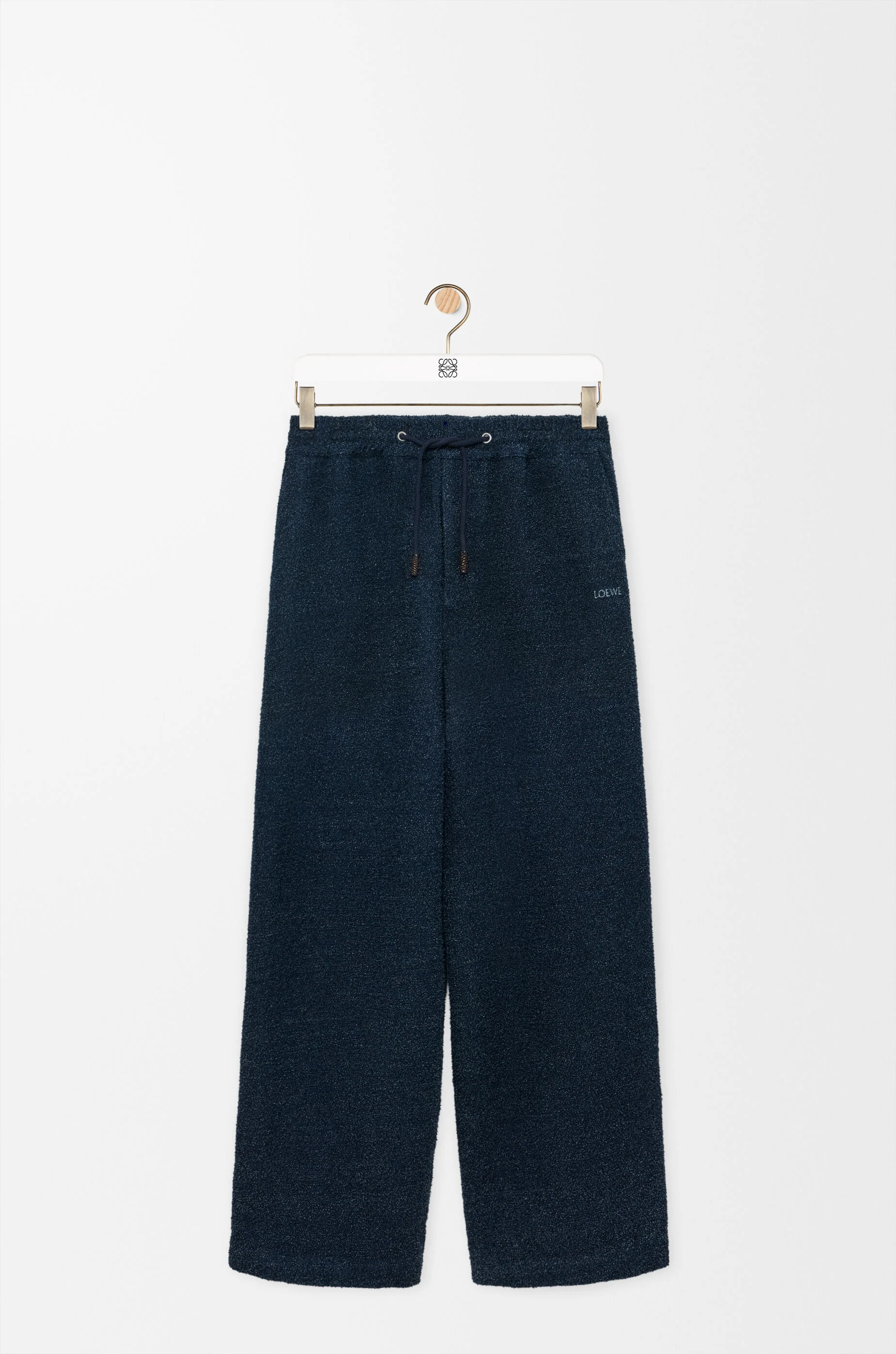 Drawstring trousers in denim - 1