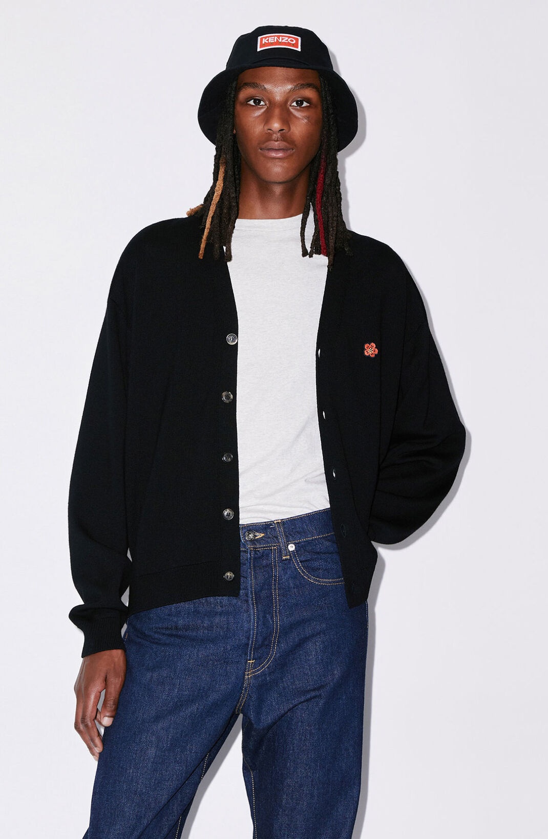'BOKE FLOWER' wool cardigan - 4