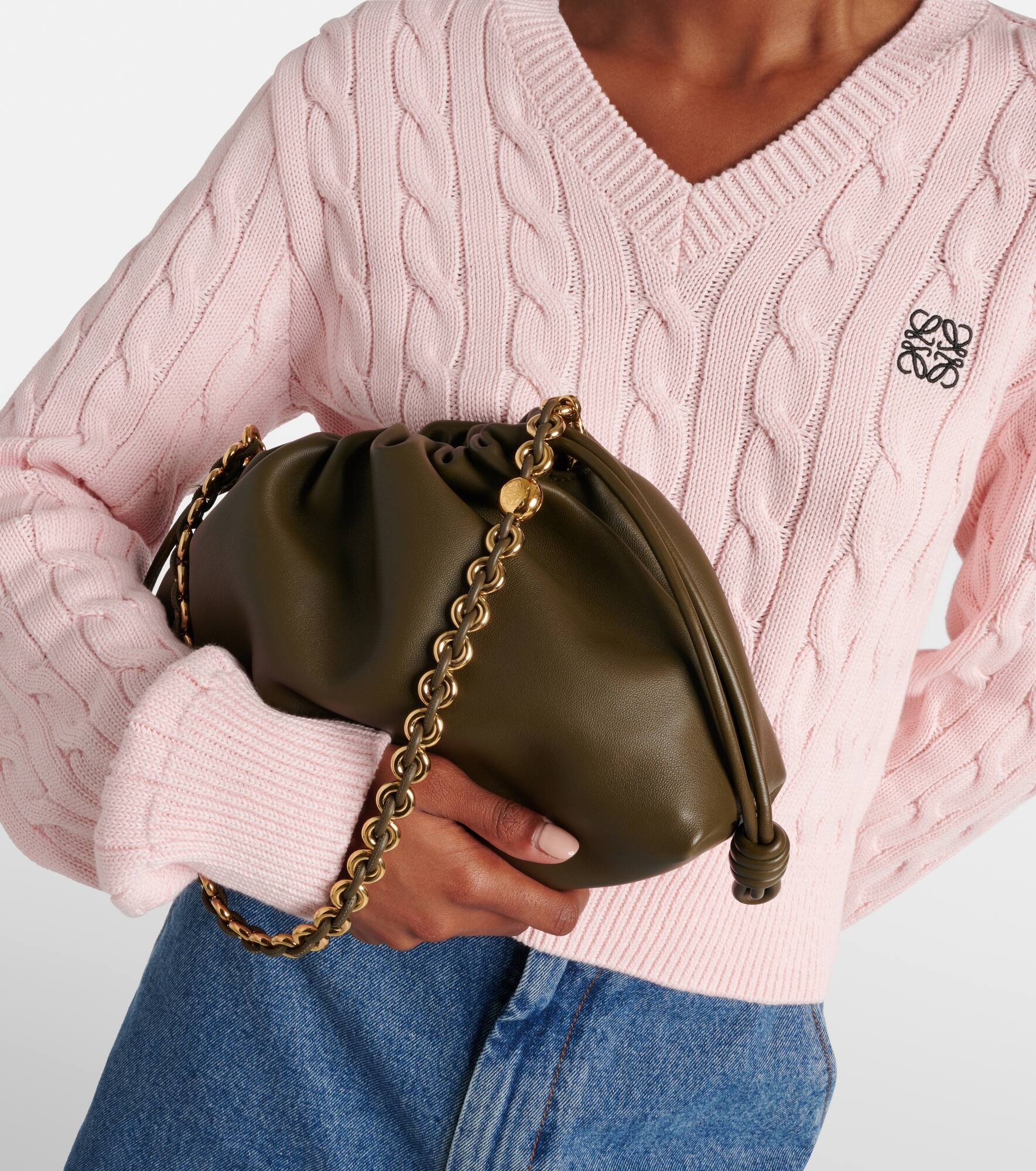 Flamenco leather shoulder bag - 3