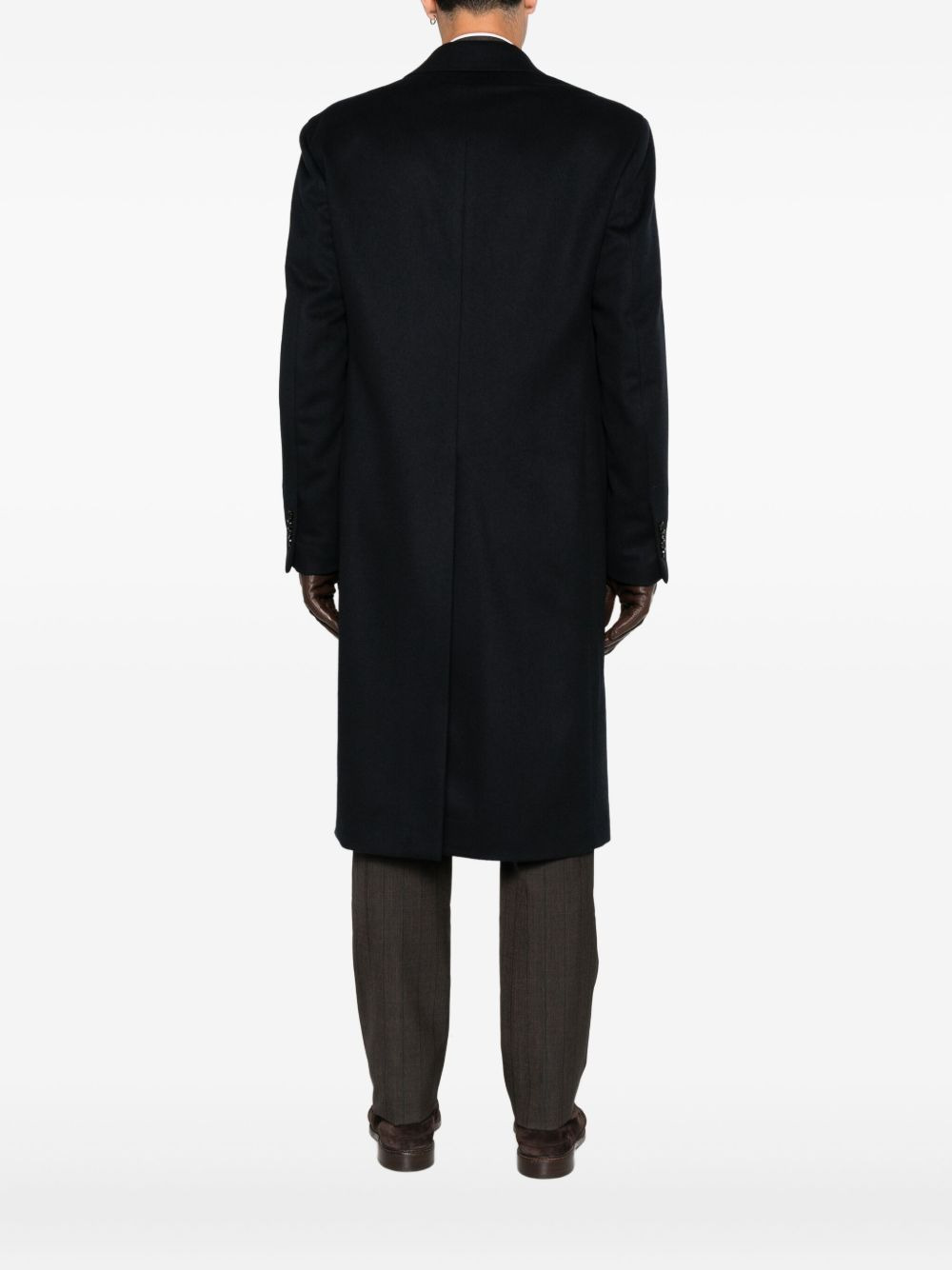 double-breasted wool coat - 4
