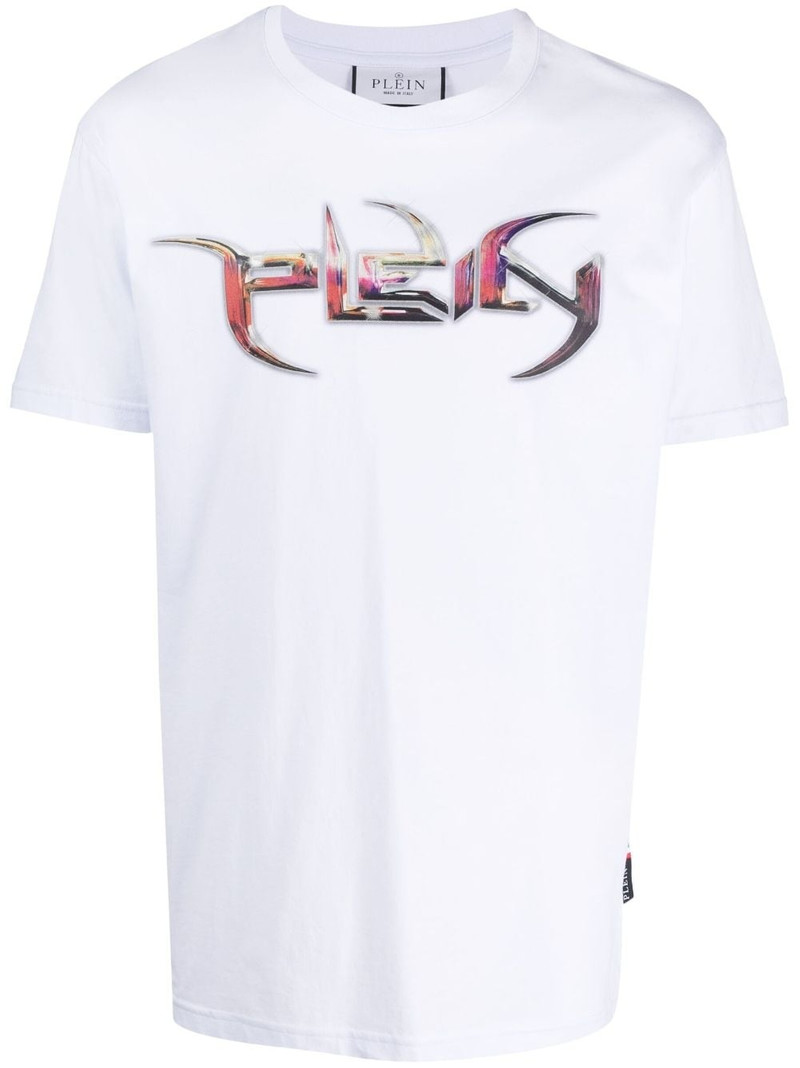 logo-print cotton T-shirt 1