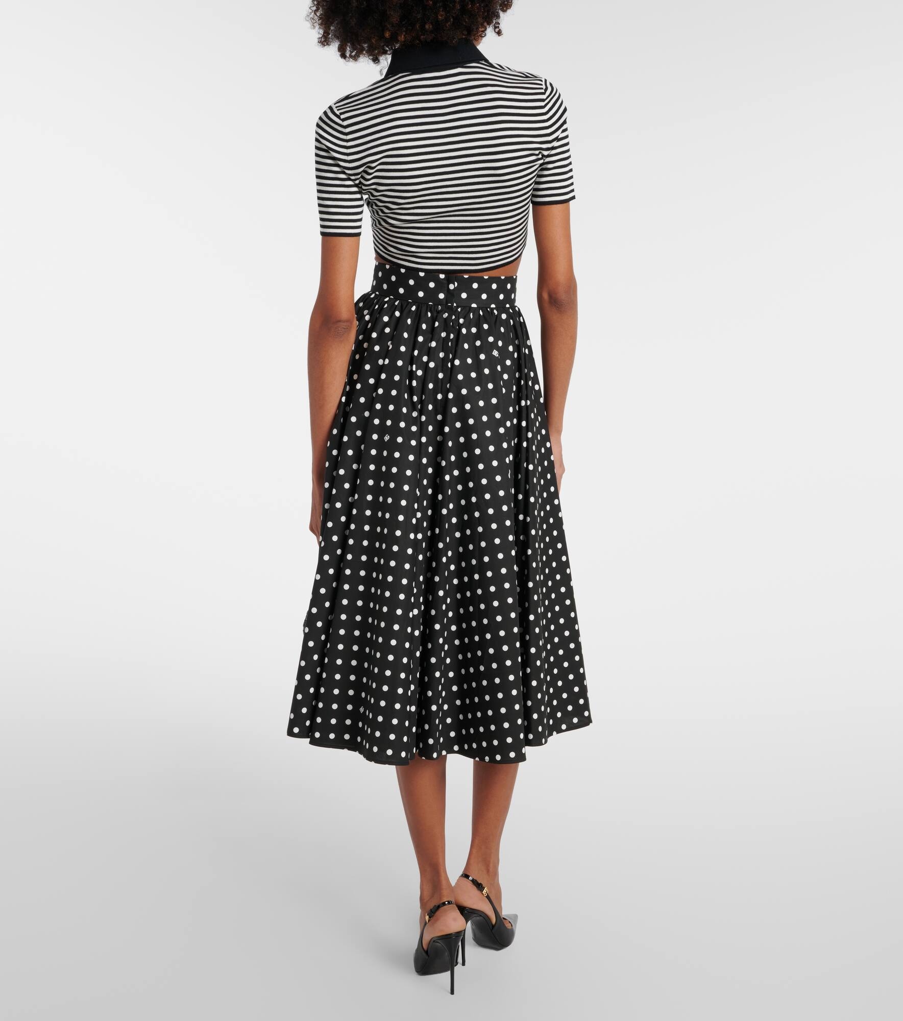 Cropped wool polo shirt - 3