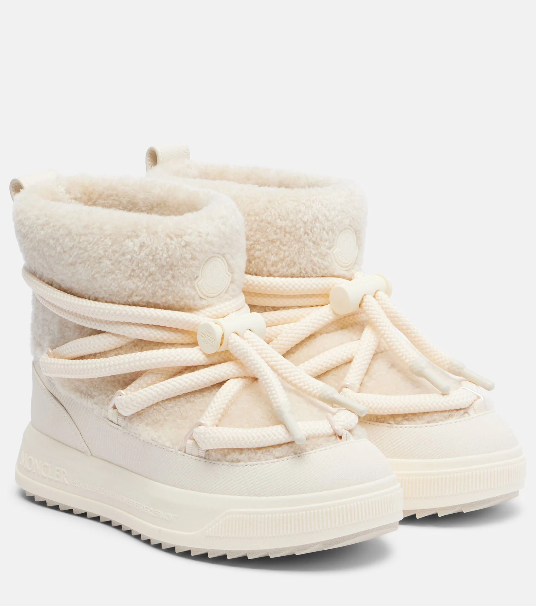 Moncler Altive teddy snow boots - 1