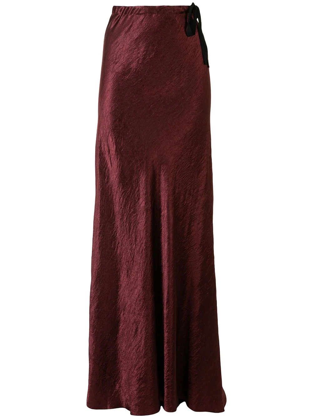 velvet maxi skirt - 1