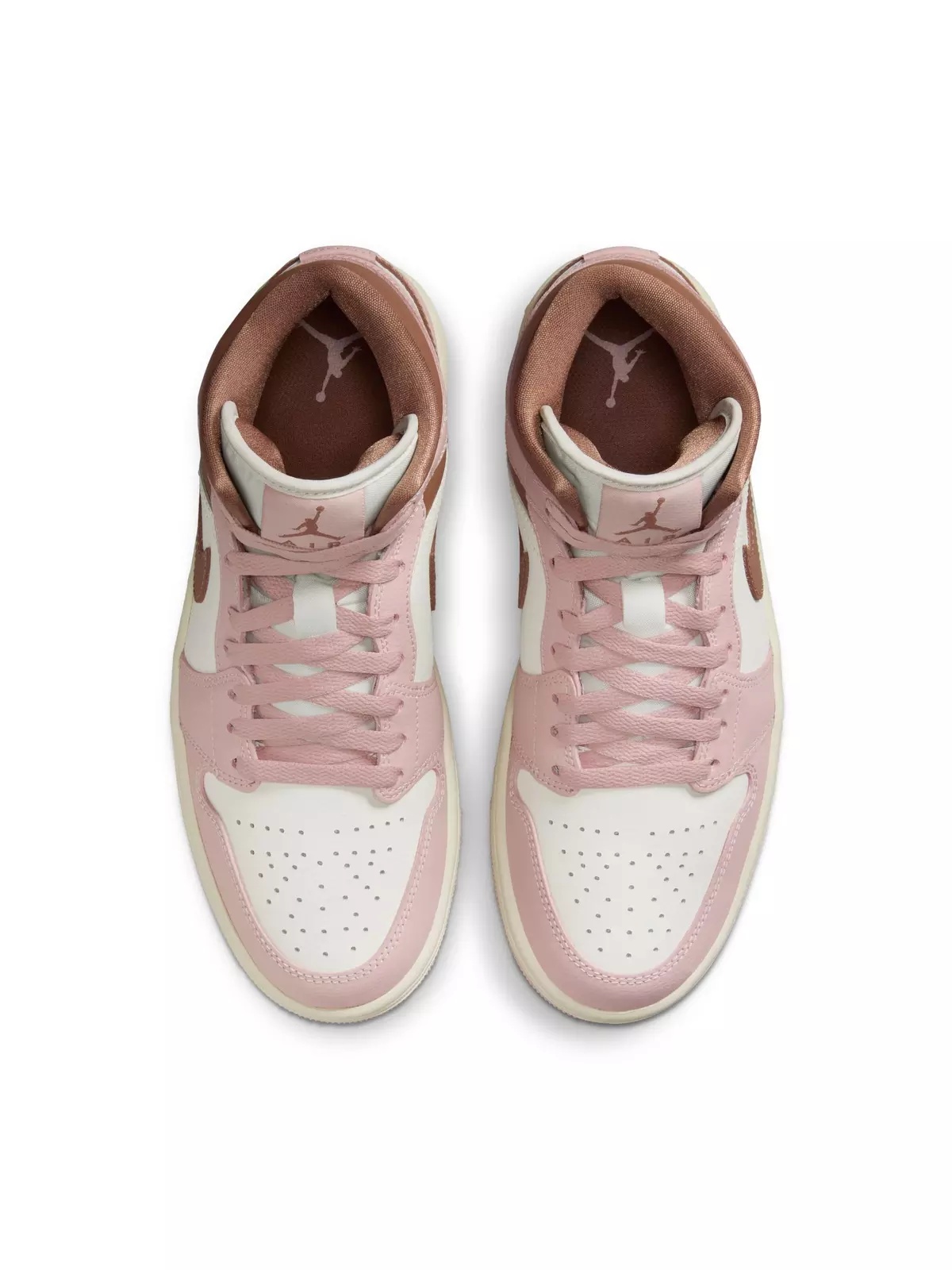 1 Mid "Pink Oxford/Archaeo Brown/Sail" Women's Shoe - 6