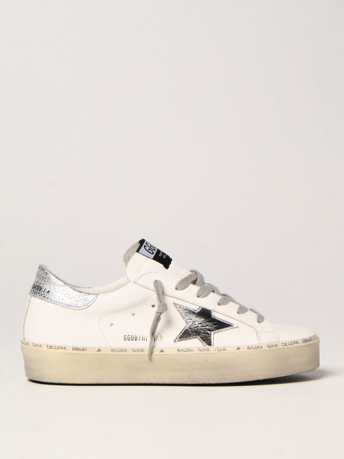 Golden Goose Hi Star classic sneakers in leather - 1