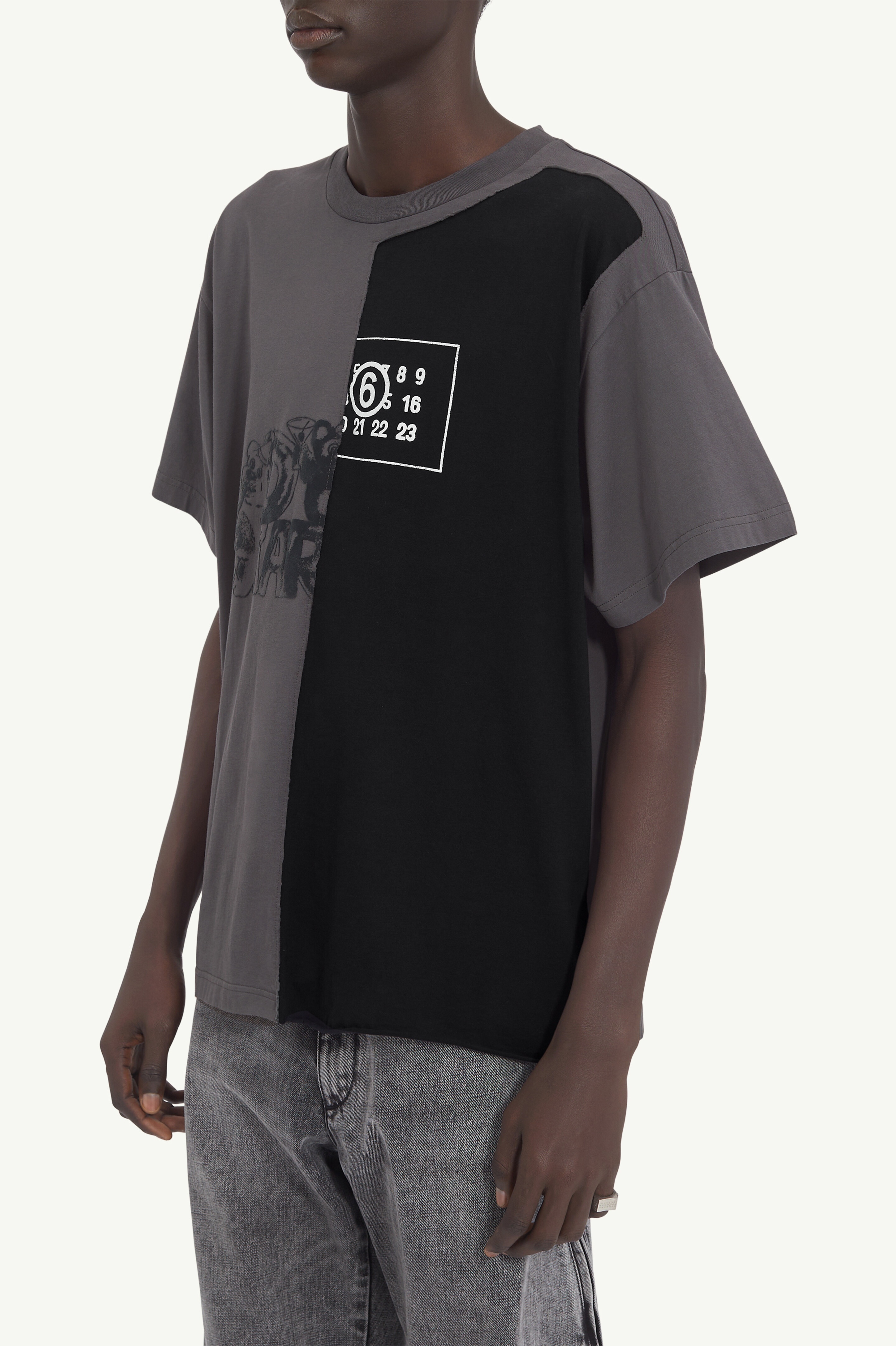 Spliced Cotton jersey T-shirt - 5