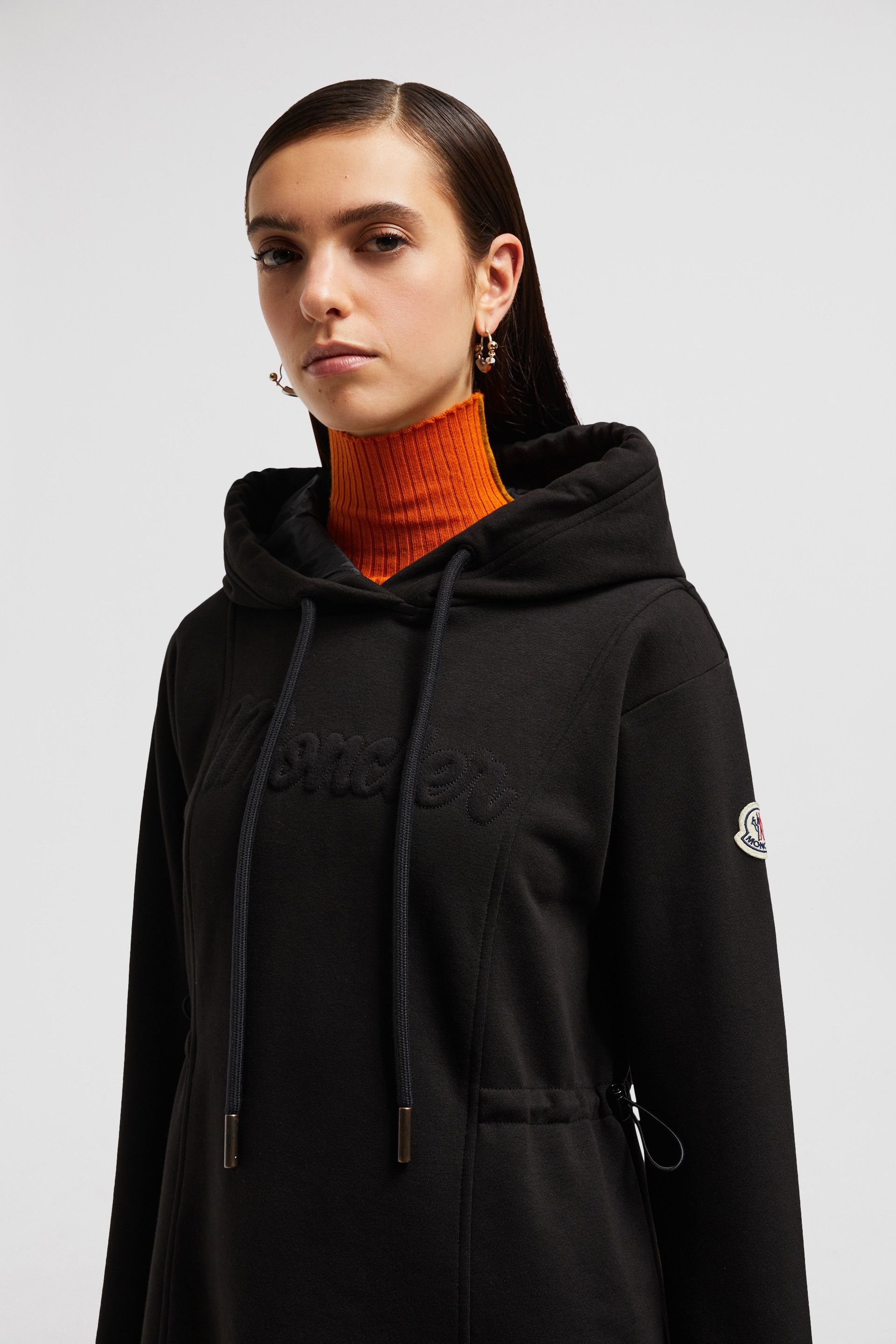 Moncler Drawstring Hooded Dress – Cettire