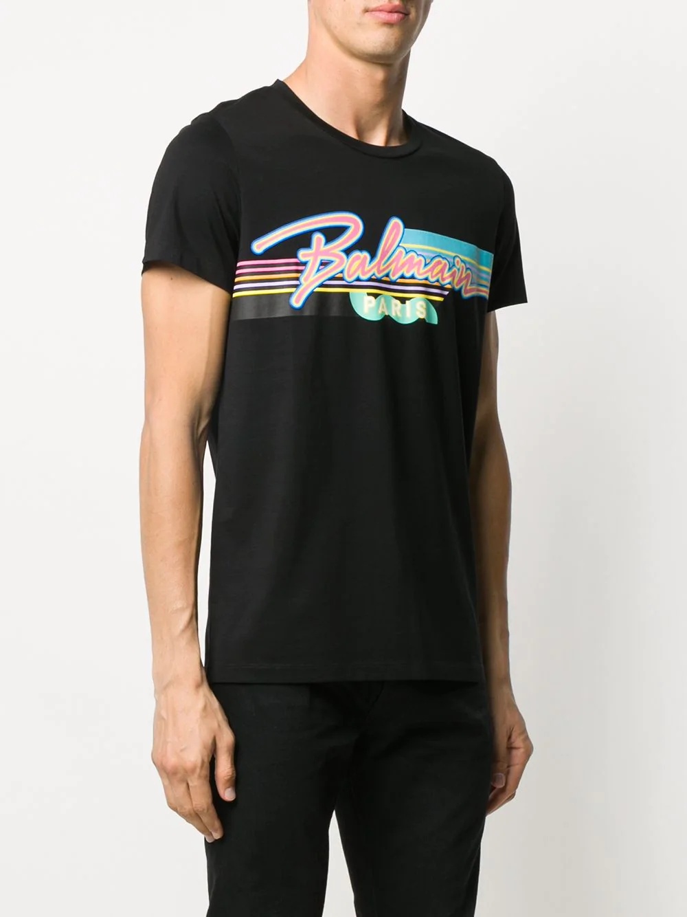 neon logo T-shirt - 3