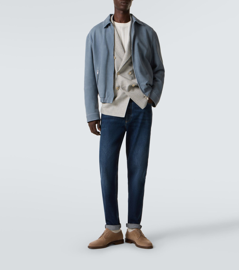 Brunello Cucinelli Suede Derby shoes outlook