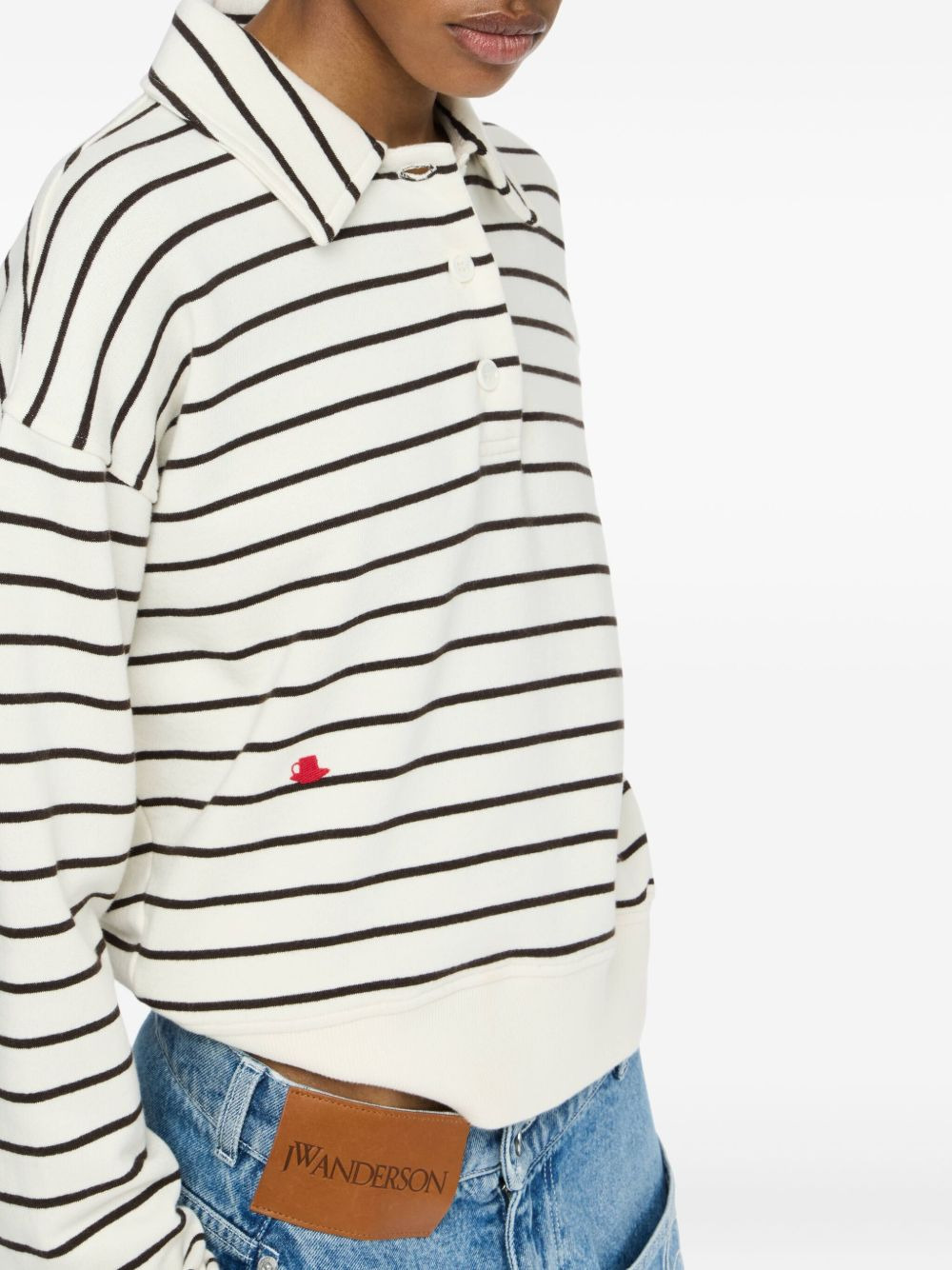 striped polo shirt - 4