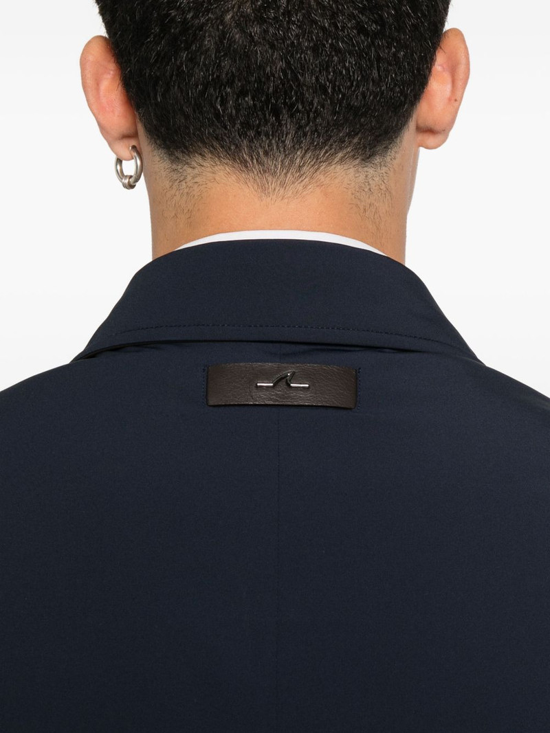 x Loro Piana buttoned welt-pocket coat 5