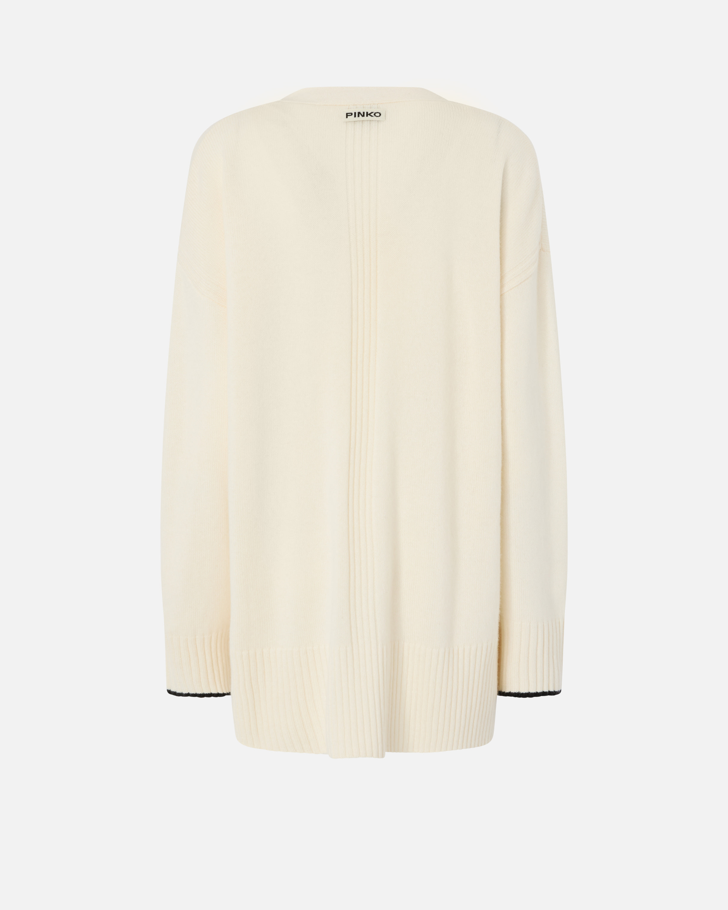 LONG V-NECK CARDIGAN - 2