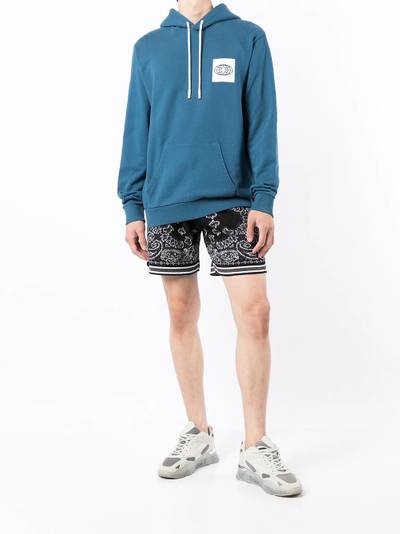 Marcelo Burlon County Of Milan logo-print drawstring hoodie outlook