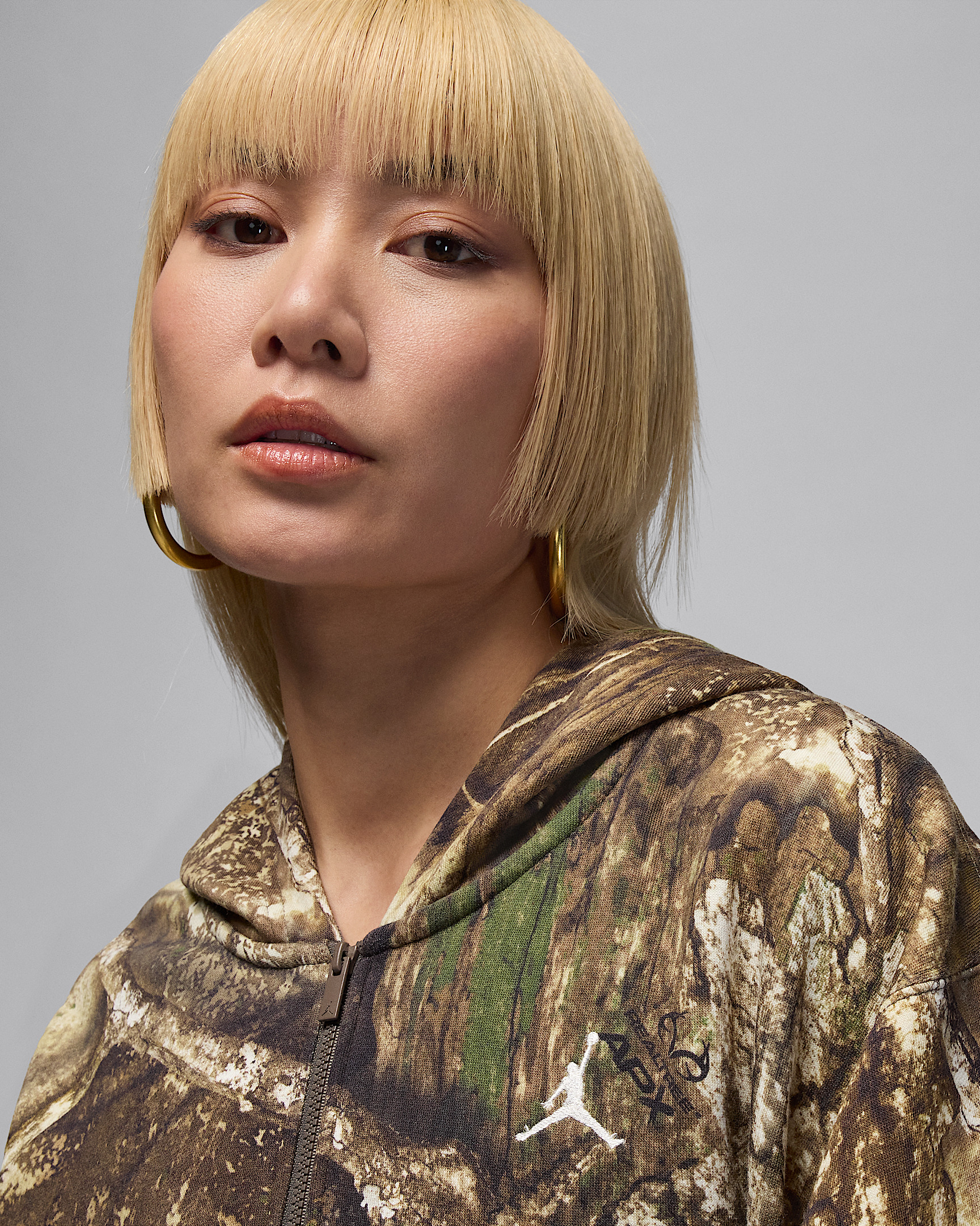 Jordan Brooklyn Fleece Women's Realtree Mod Crop Full-Zip Hoodie - 3