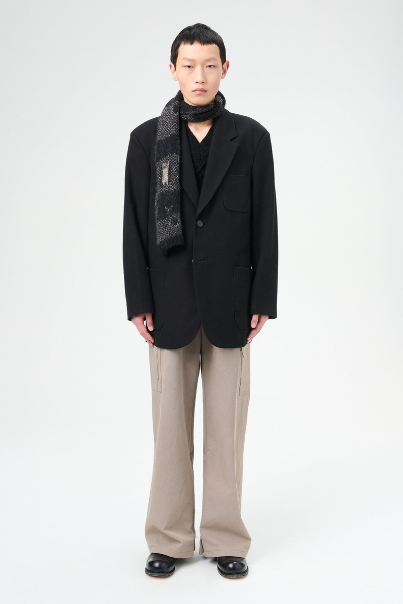 Our Legacy Embrace Blazer Draping Black Canvas outlook