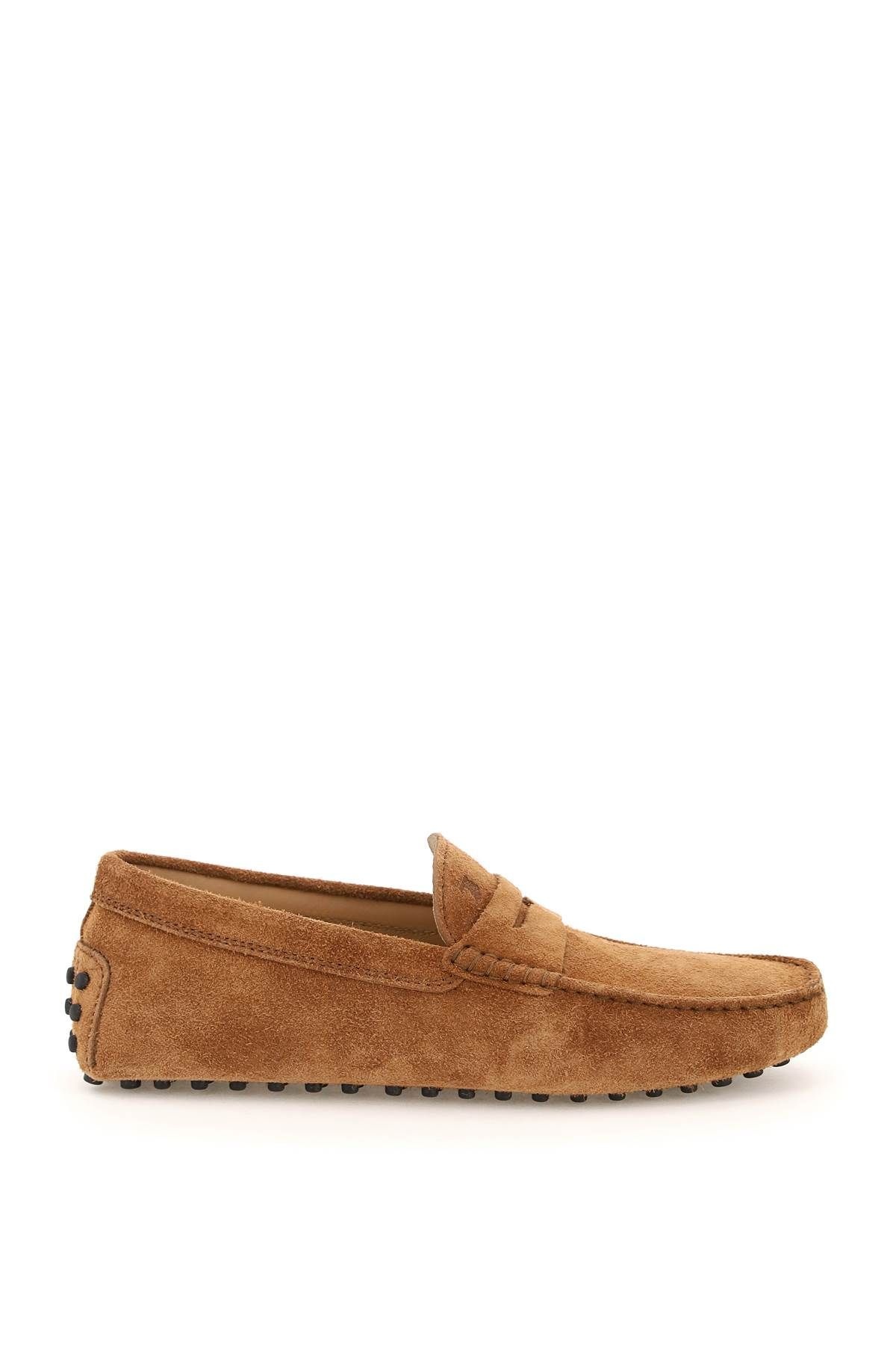 SUEDE LEATHER GOMMINO DRIVER LOAFERS - 1