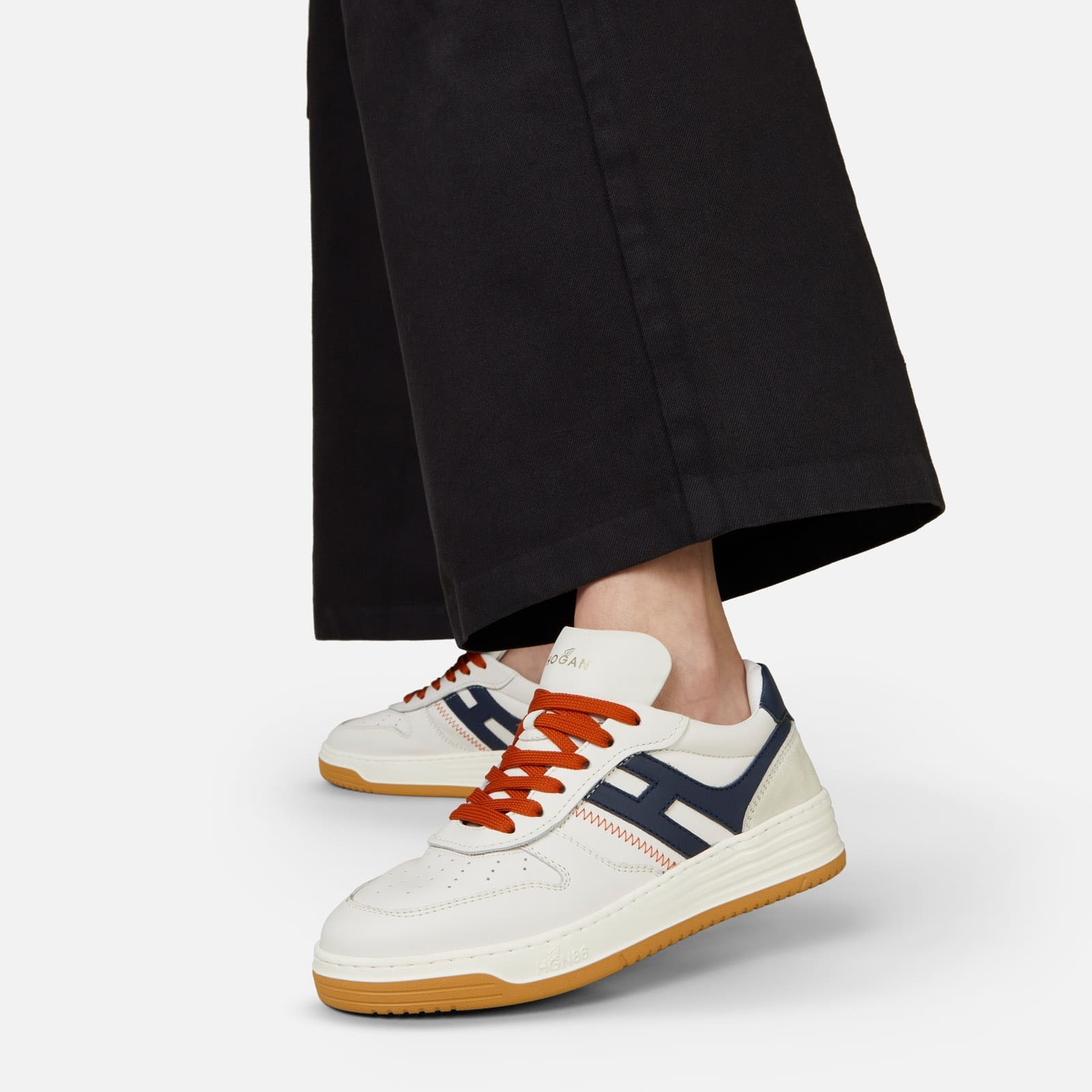 Sneakers Hogan H630 White Blue Orange - 7