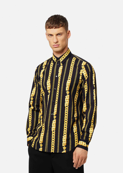 VERSACE Chain Pinstripe Shirt outlook