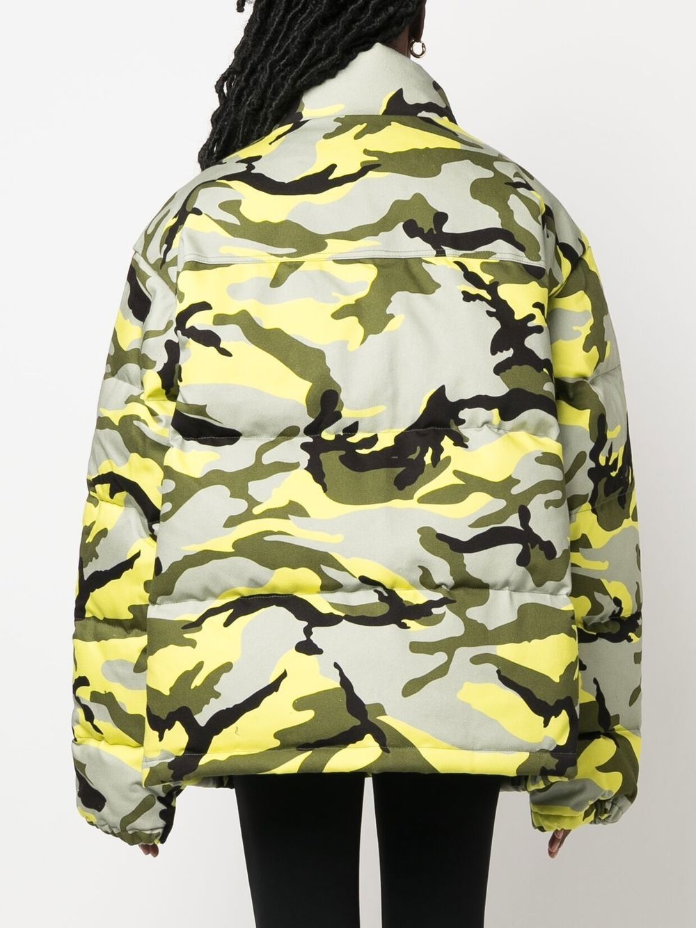 camouflage-print padded jacket - 7