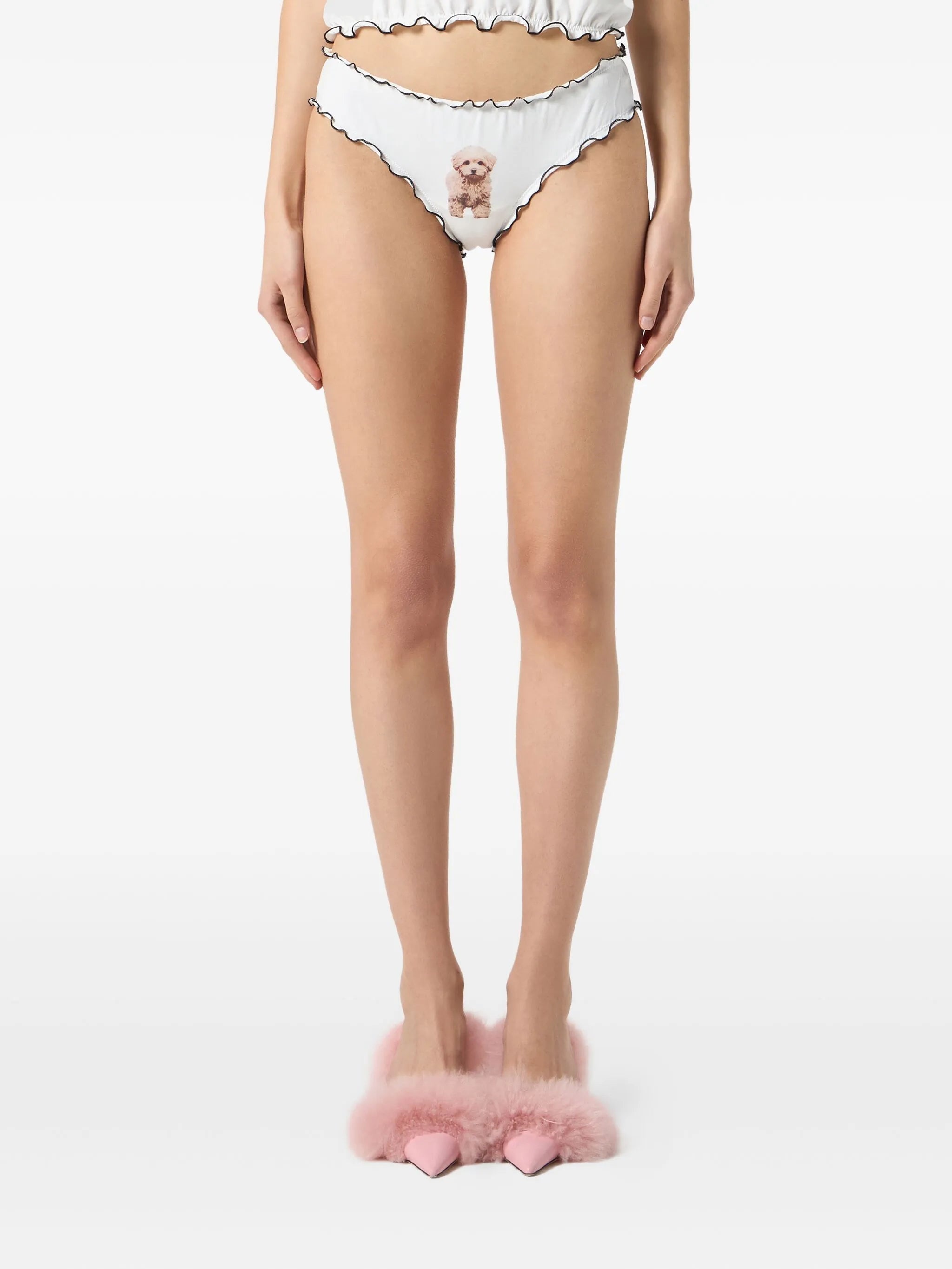 Blumarine Ruffled-trim Briefs - 4
