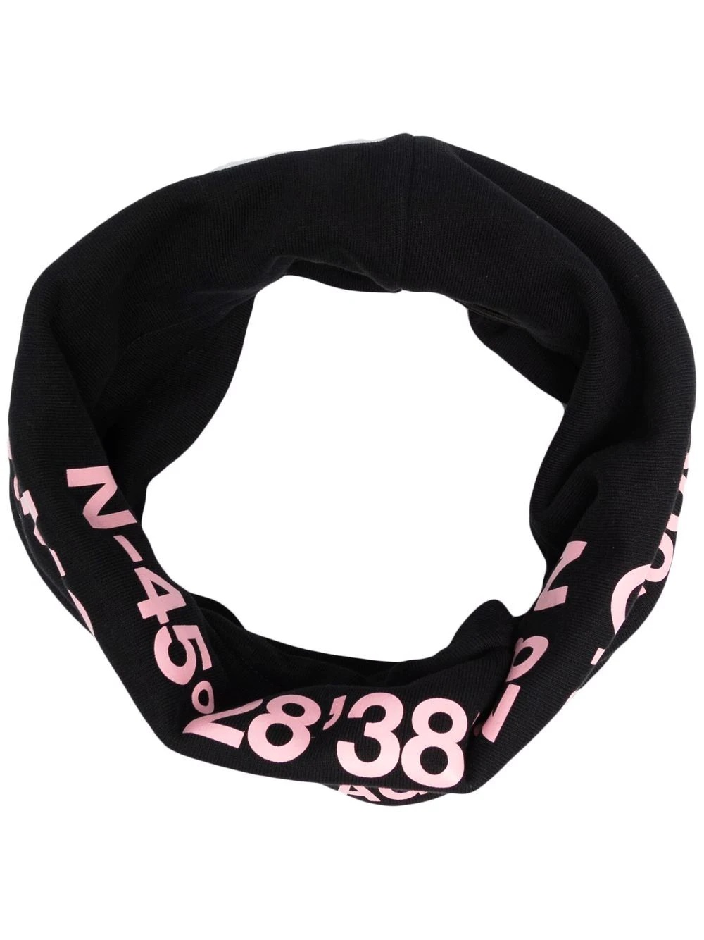 logo-print snood - 1