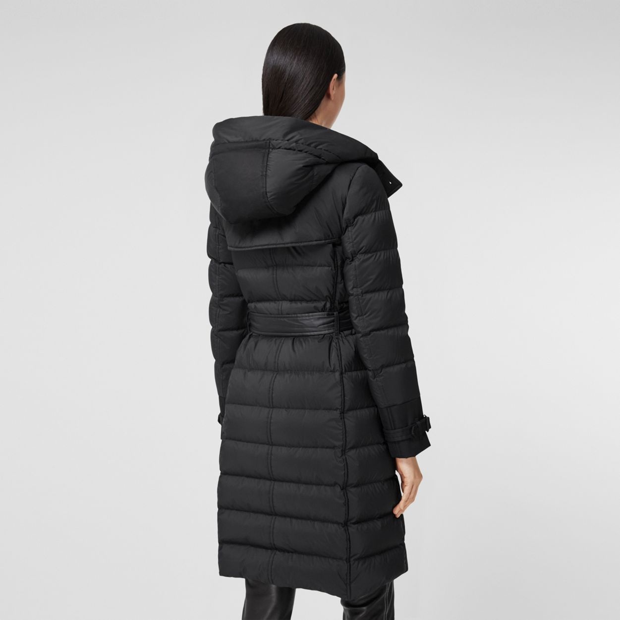 Detachable Hood Down-filled Coat - 4