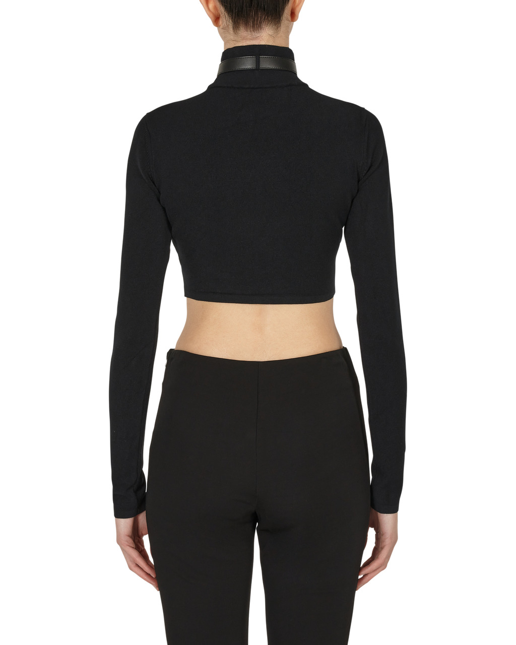 CROPPED KNIT TURTLENECK - 5